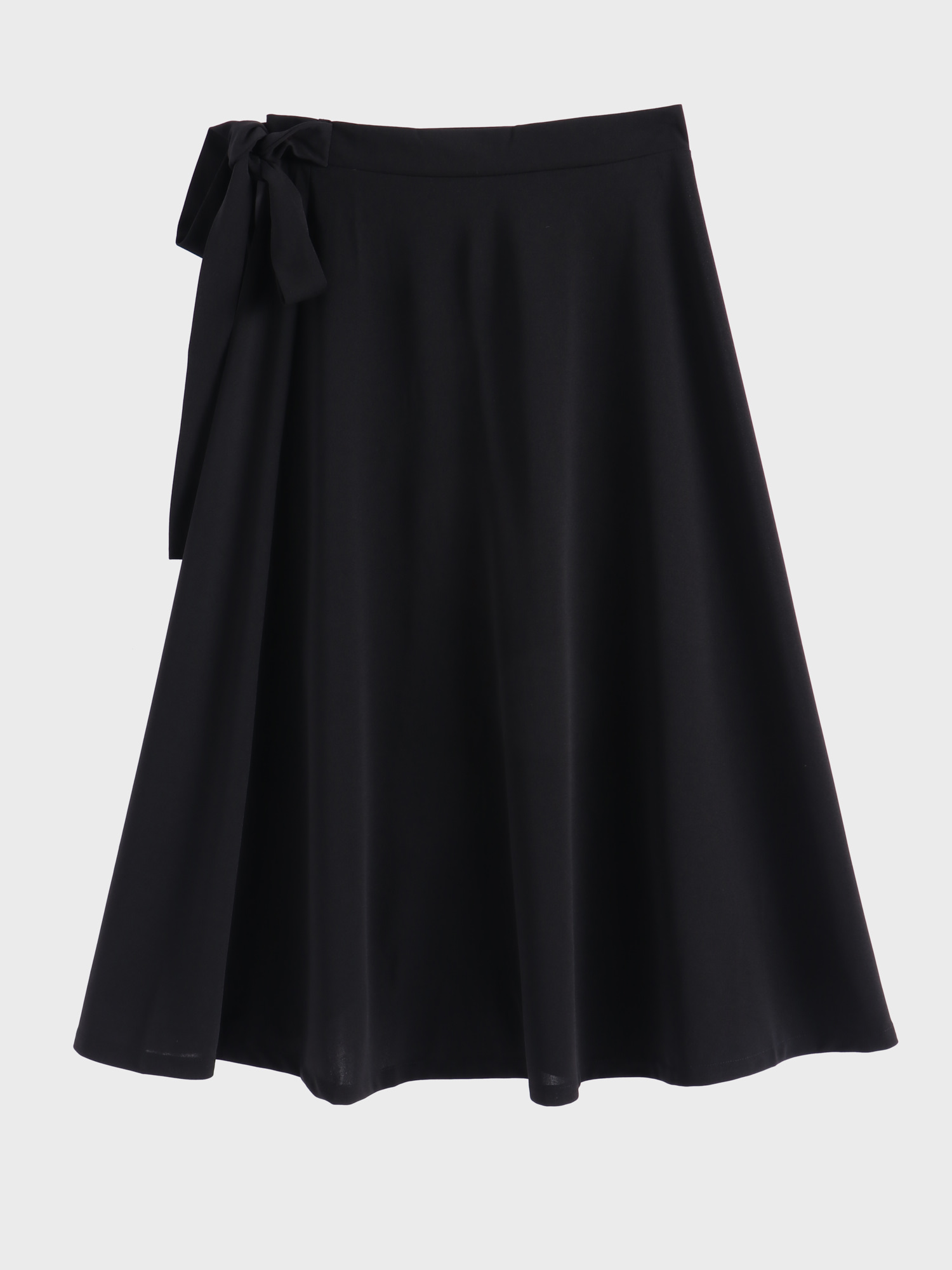 High Waist Tie Chiffon Ruffle Wrap Skirt