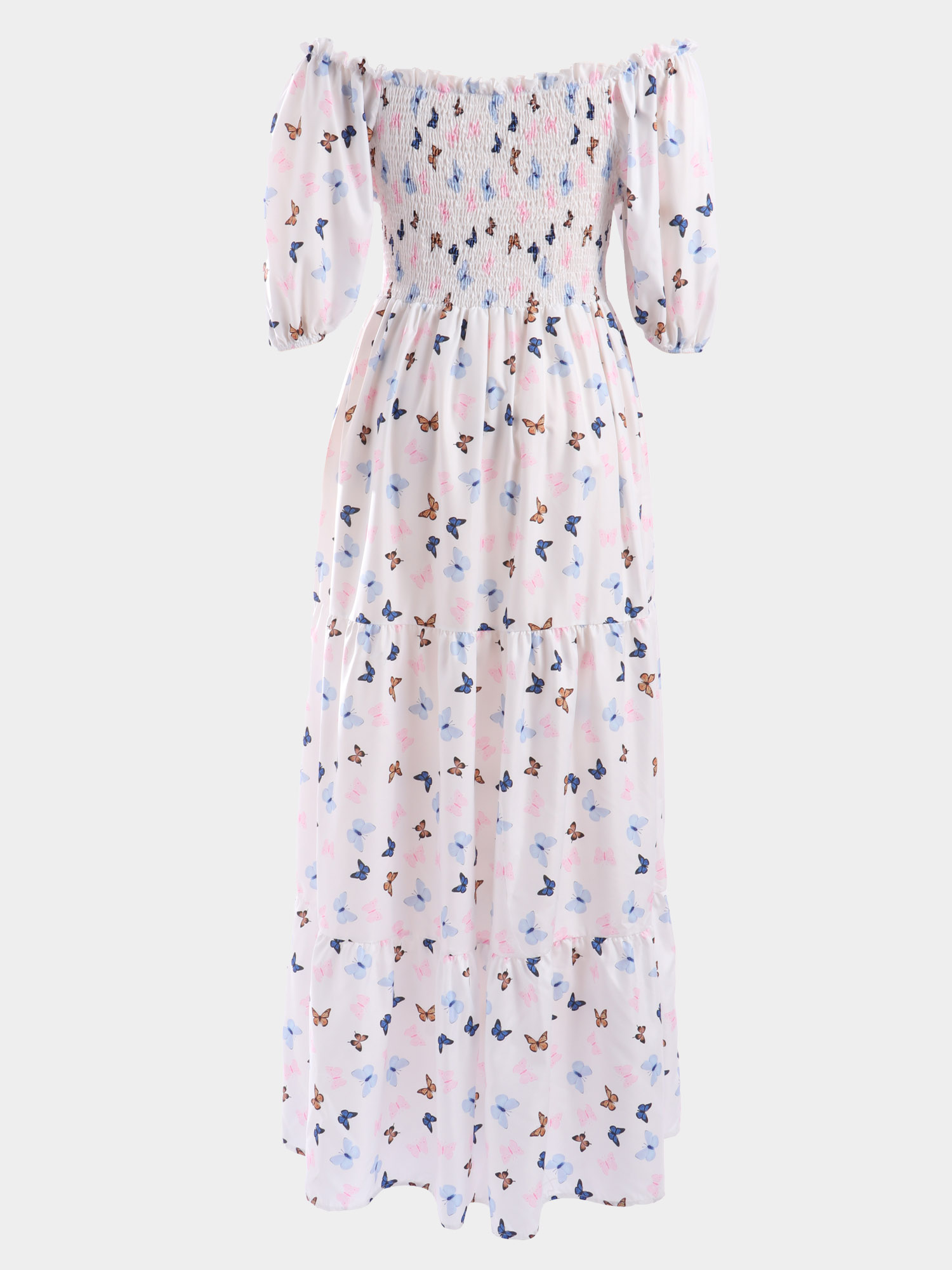 Dainty Off-Shoulder Maxi Dress