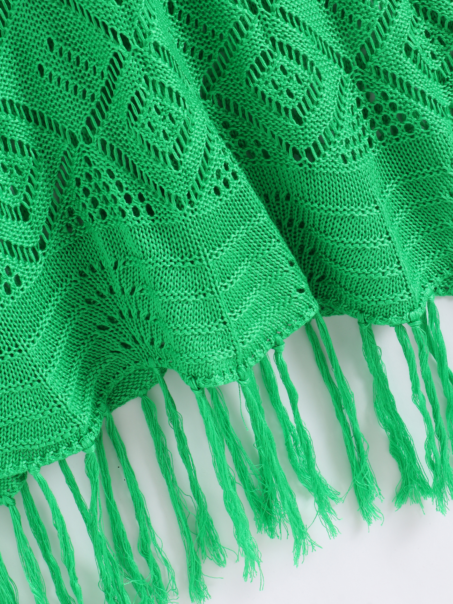 Cheery Fringe Cutout  Cover-Up