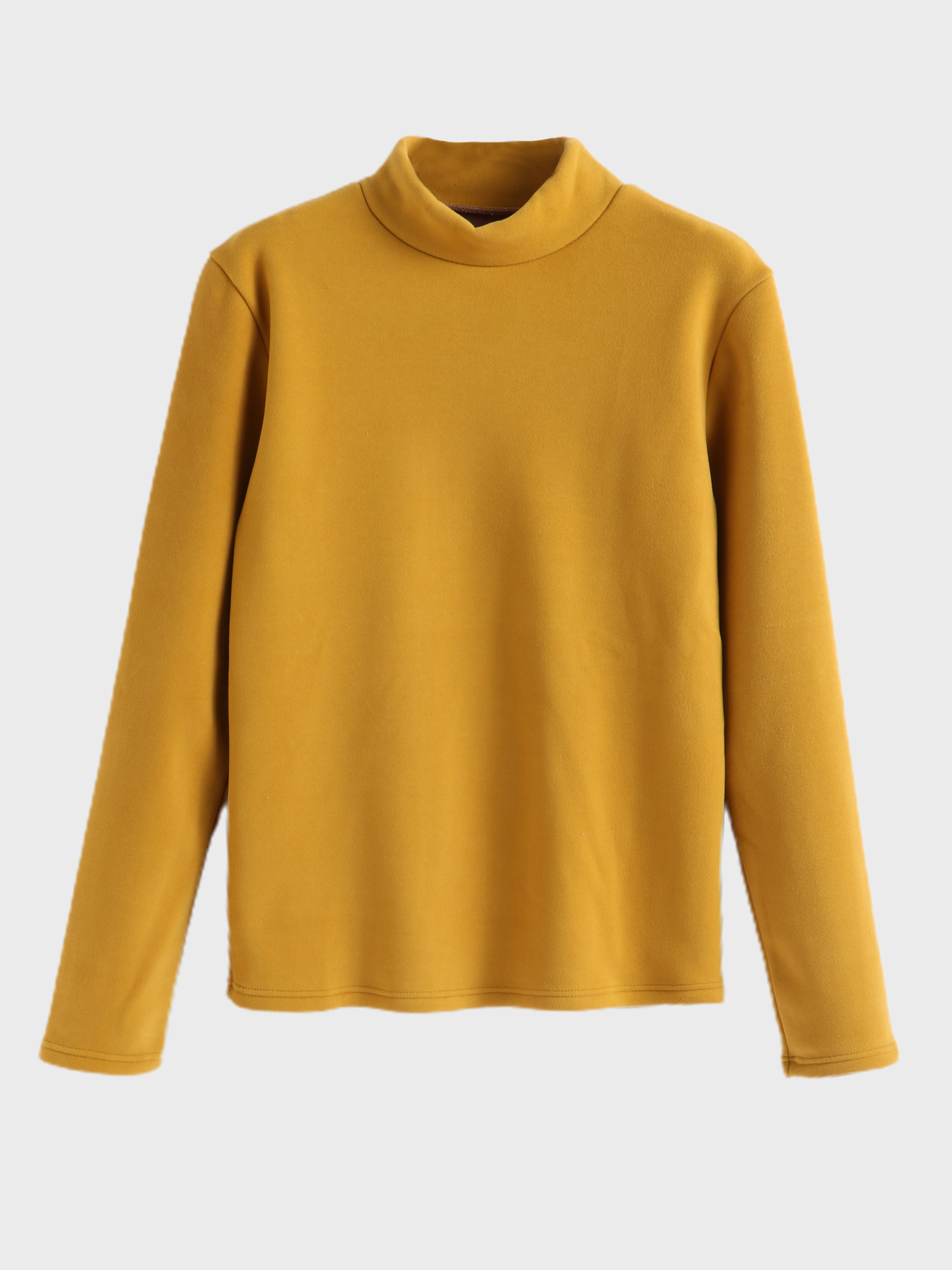 Versatile Slim Turtleneck Warming Top