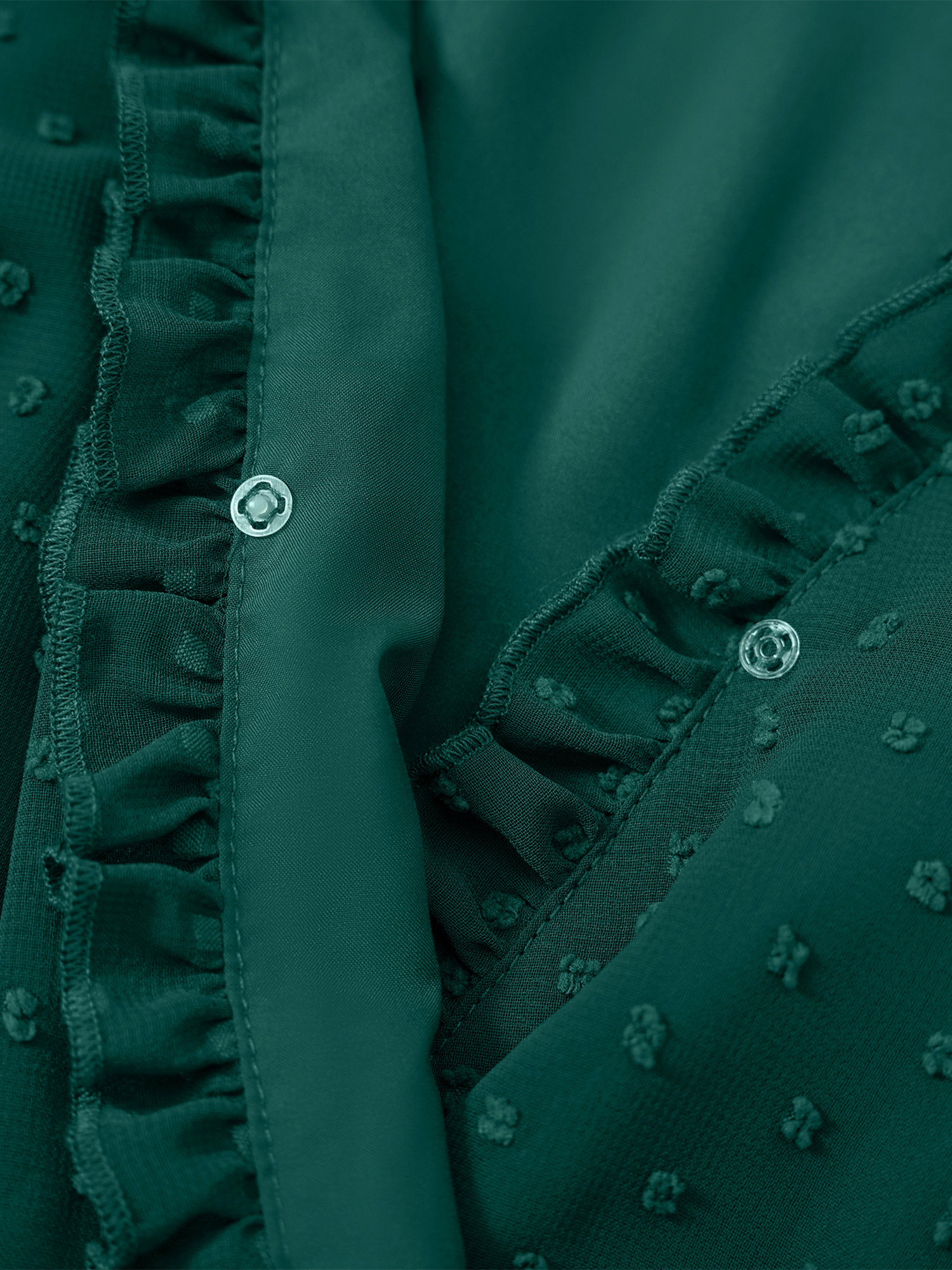 Vigorous Ruffle Trim Mini Dress