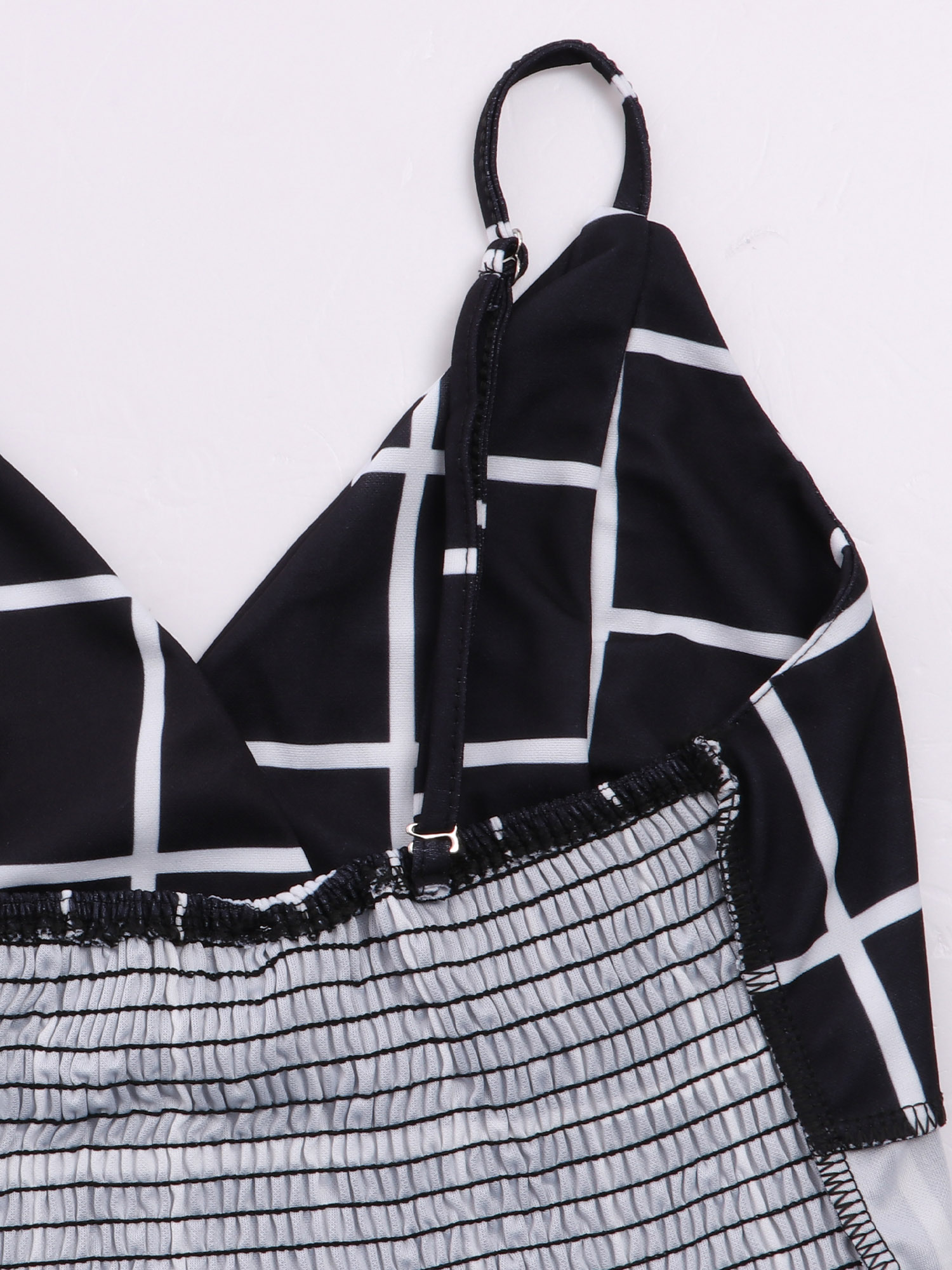 Personality Grid Print 2-Piece Set