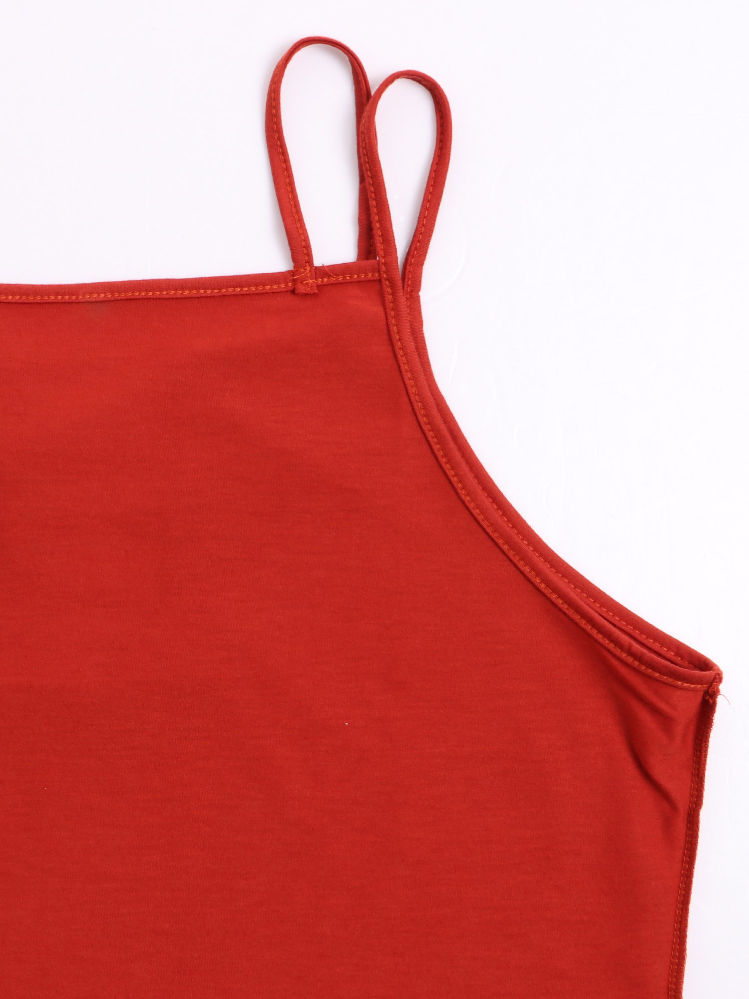 Neo-Trendy Cutwork Plunge-V Tank Top