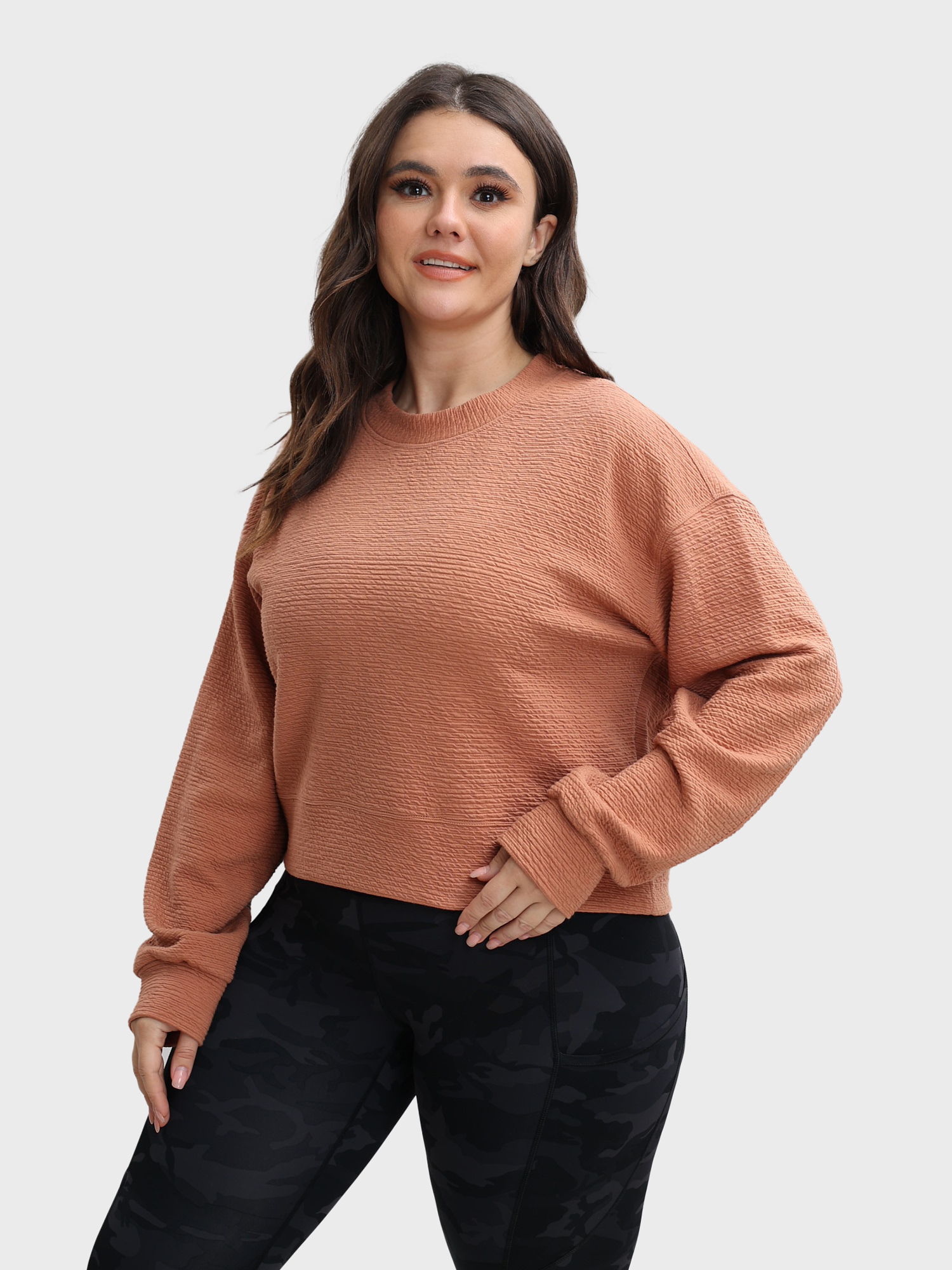 Loose Versatile Casual Sports Pullover Sweatshirt