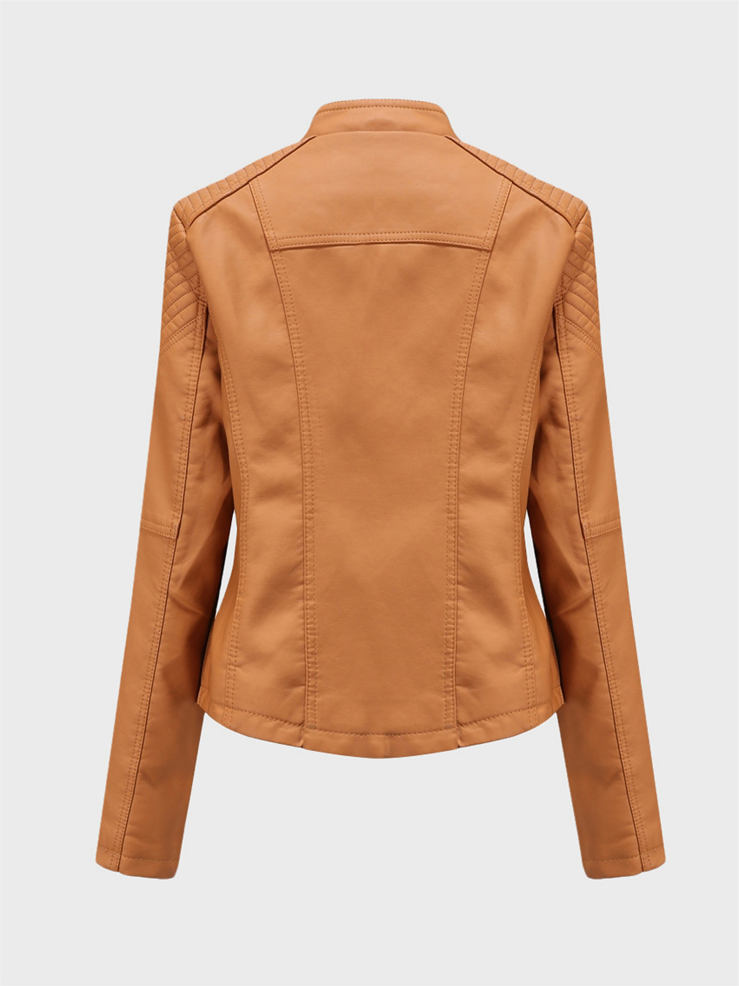 Simplicity High Waist Leather Jacket