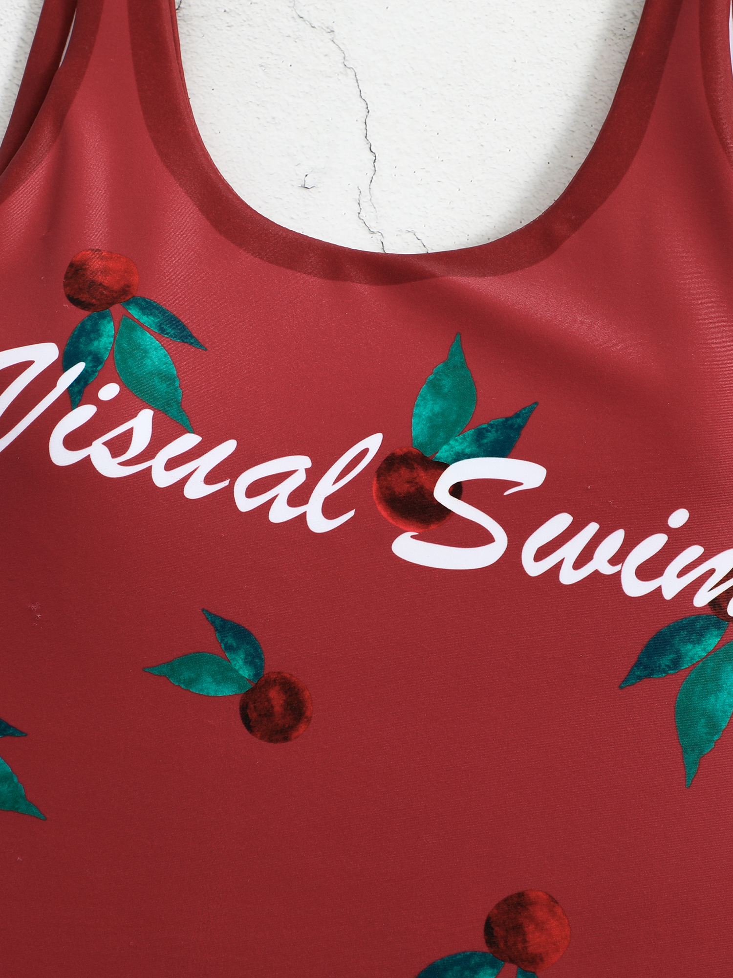 Reversible U-Neck One-Piece Swimsuit