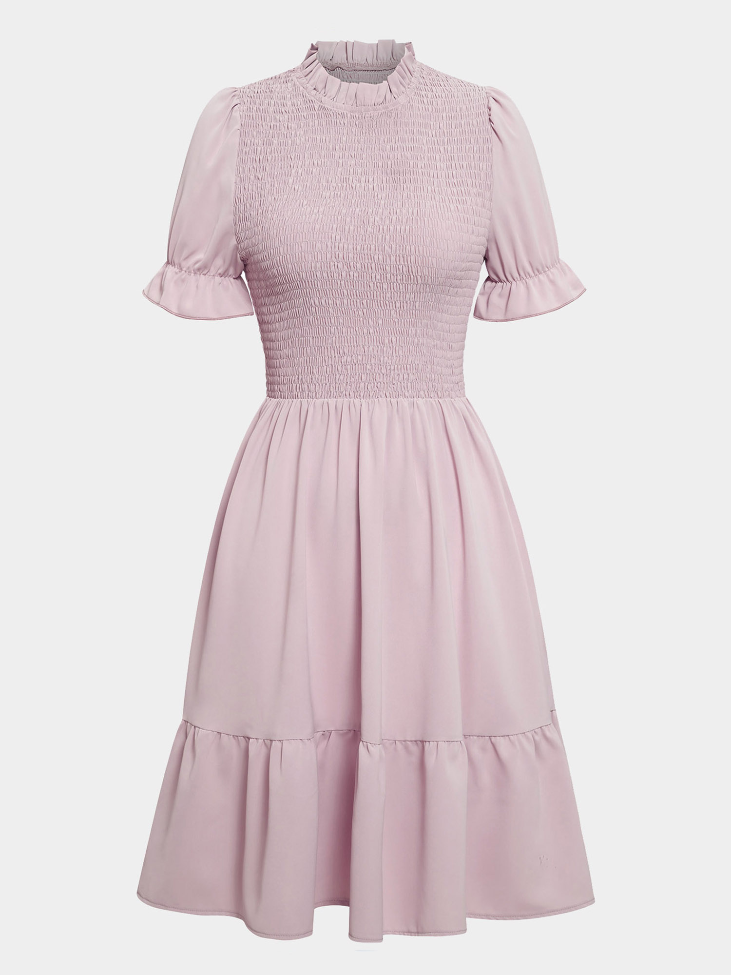 Luxe Shirring Mini Nap Dress