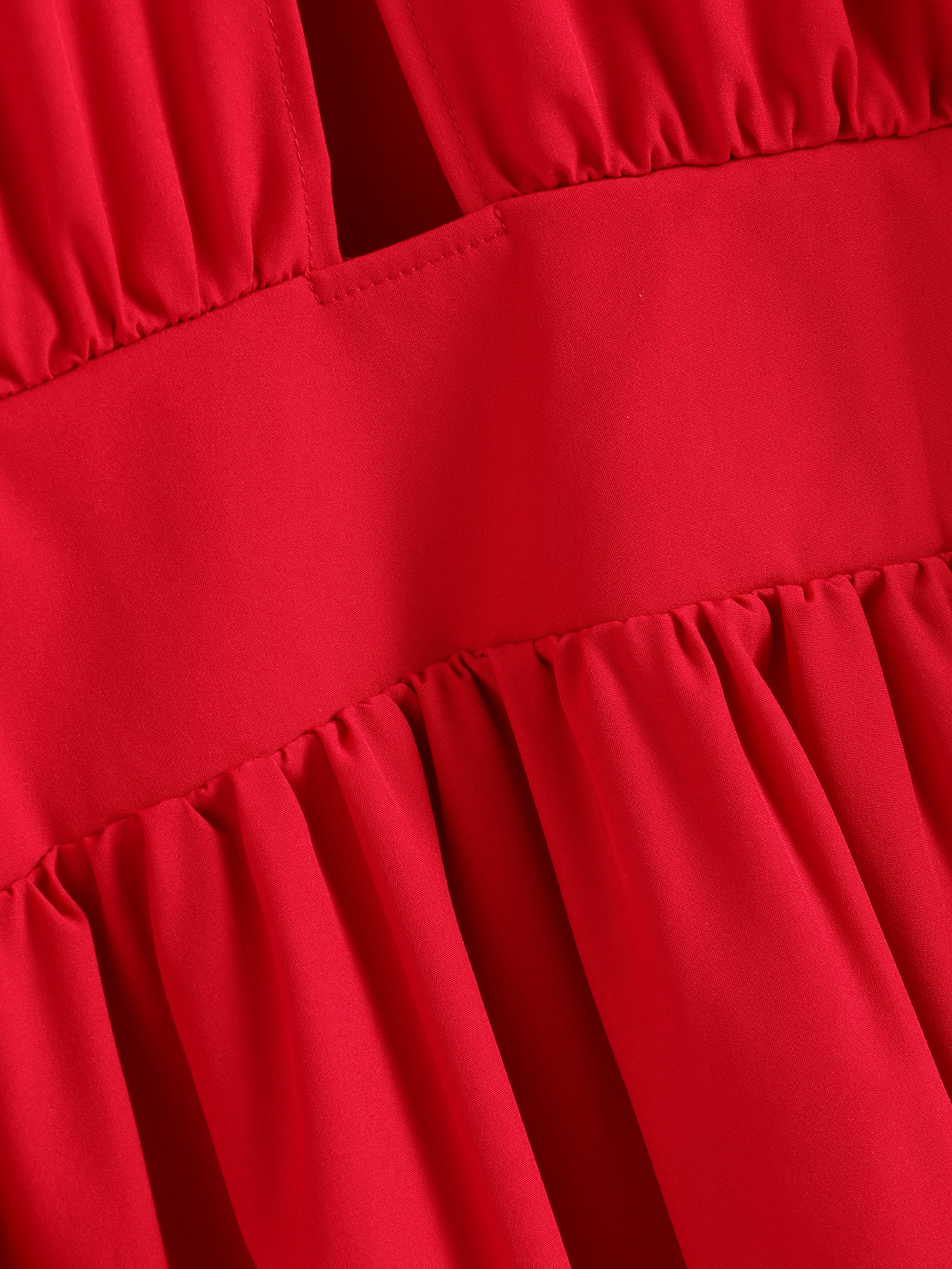 Charming Keyhole Neck Mini Dress