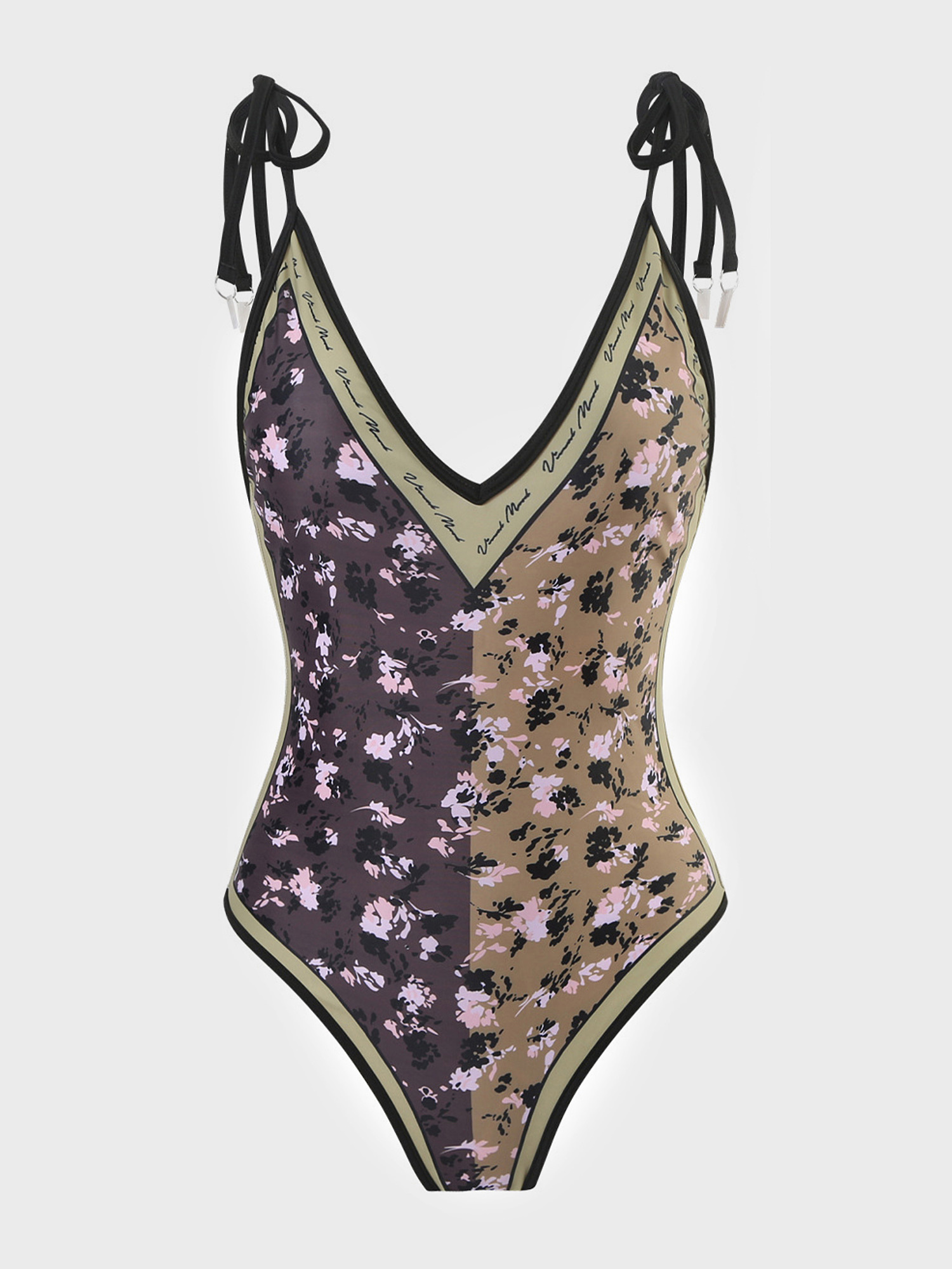 Sense of Retro Tie-up Reversible Swim Set