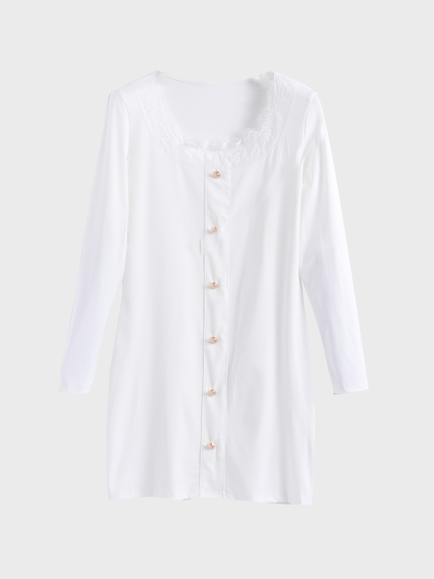 Flattering Lace Mini Dress