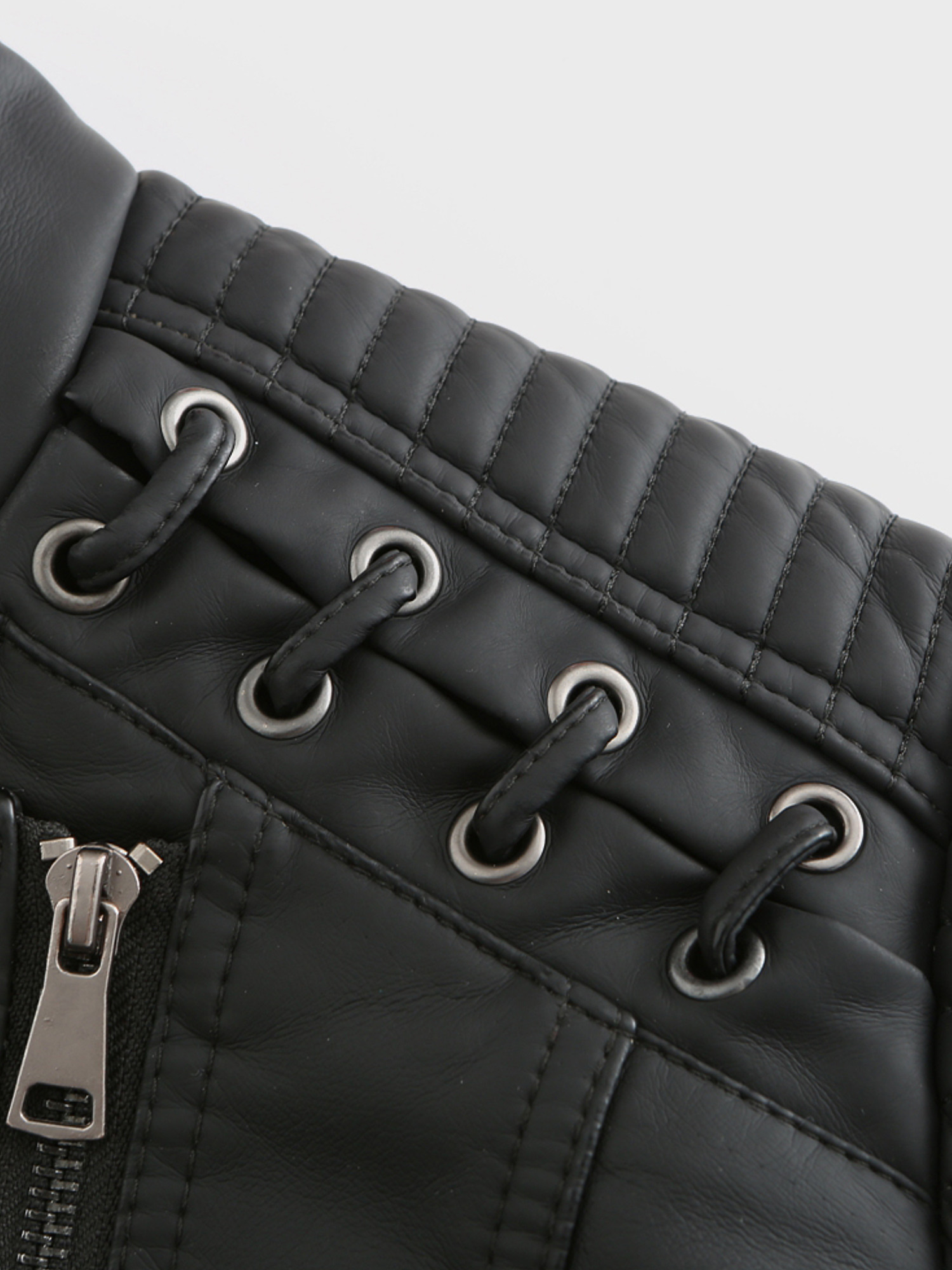 Simplicity High Waist Leather Jacket