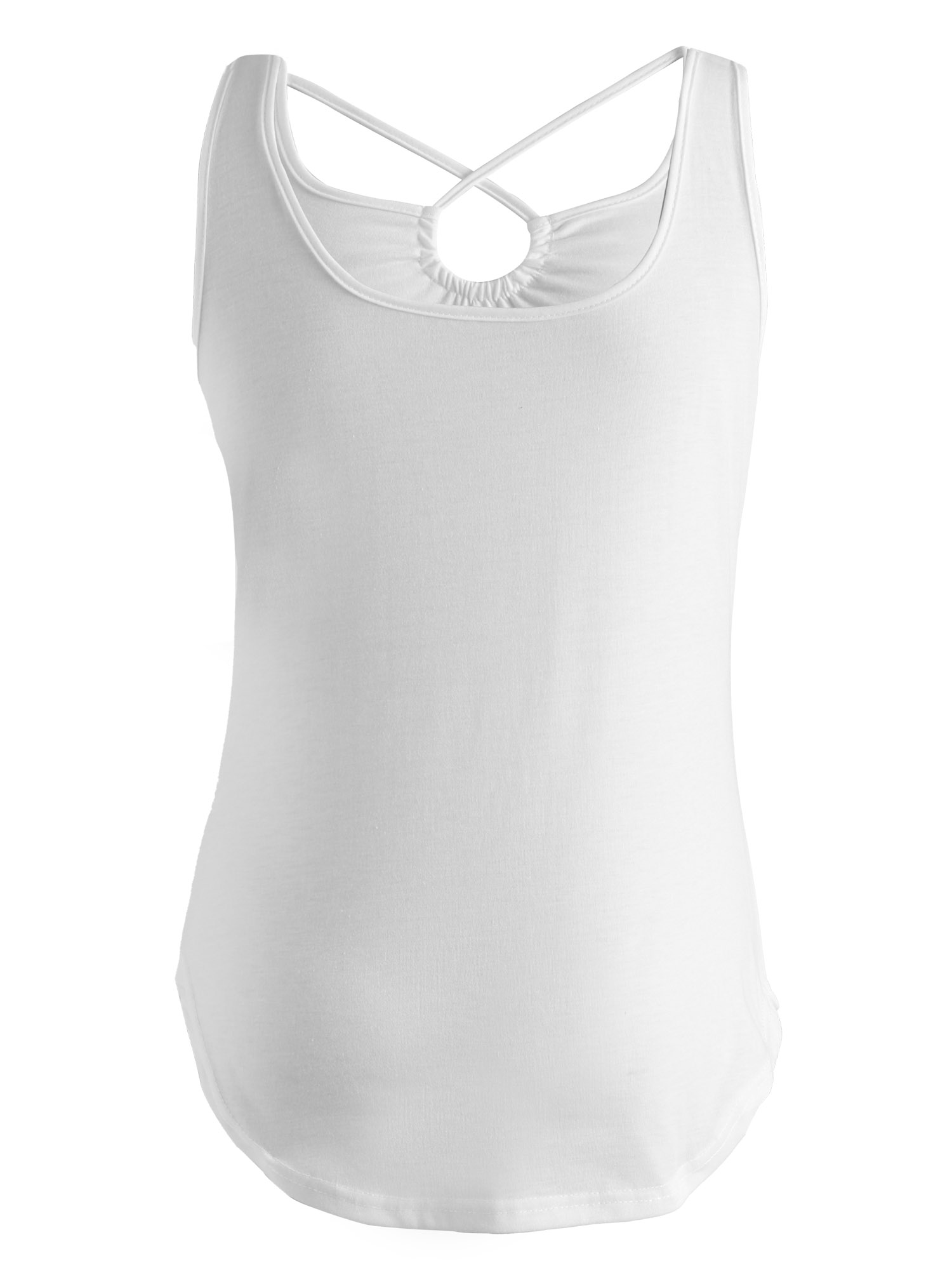 Alluring Cross Cutwork Tank Top