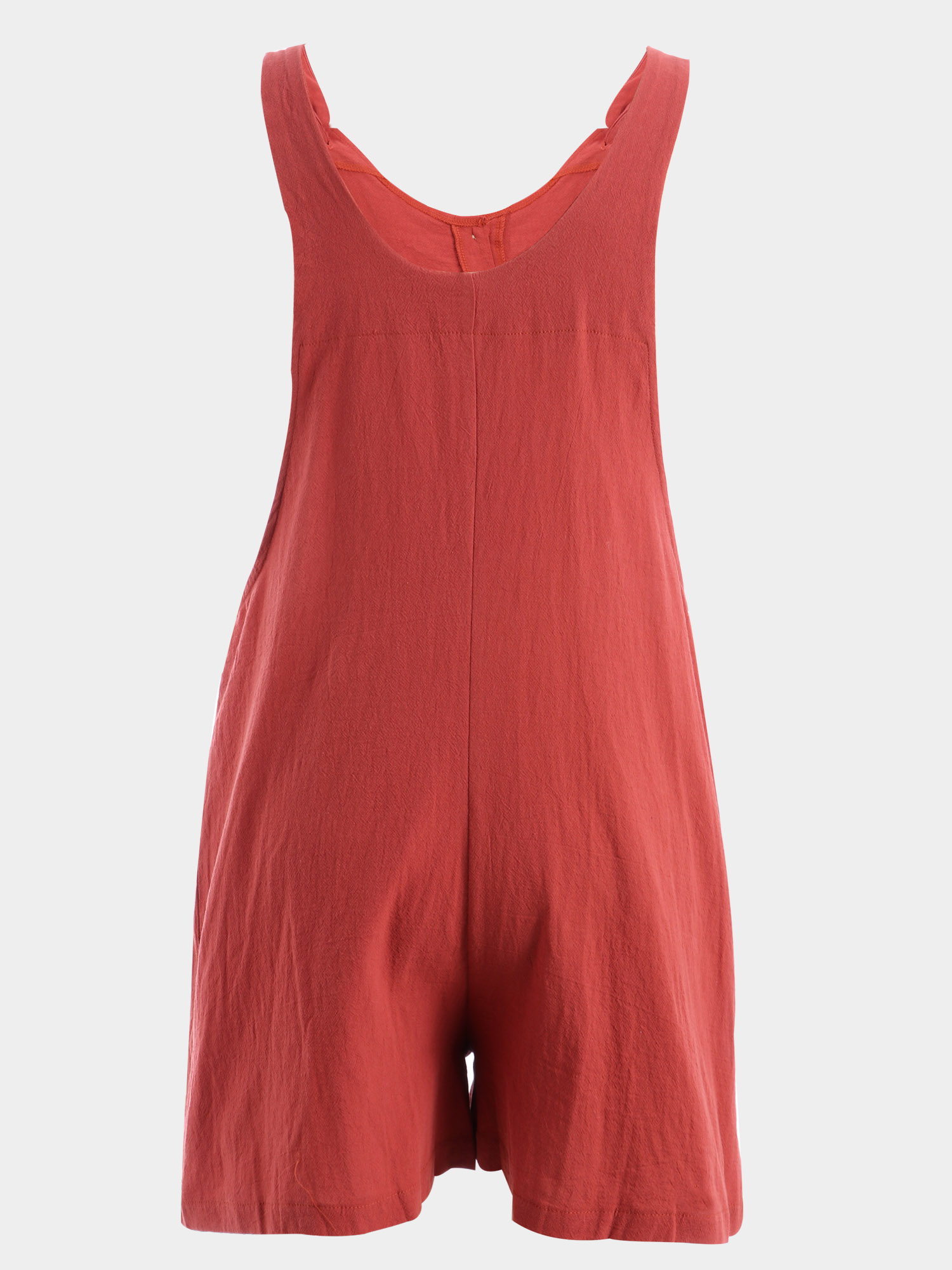 Sweet Languor Linen-Cotton Romper