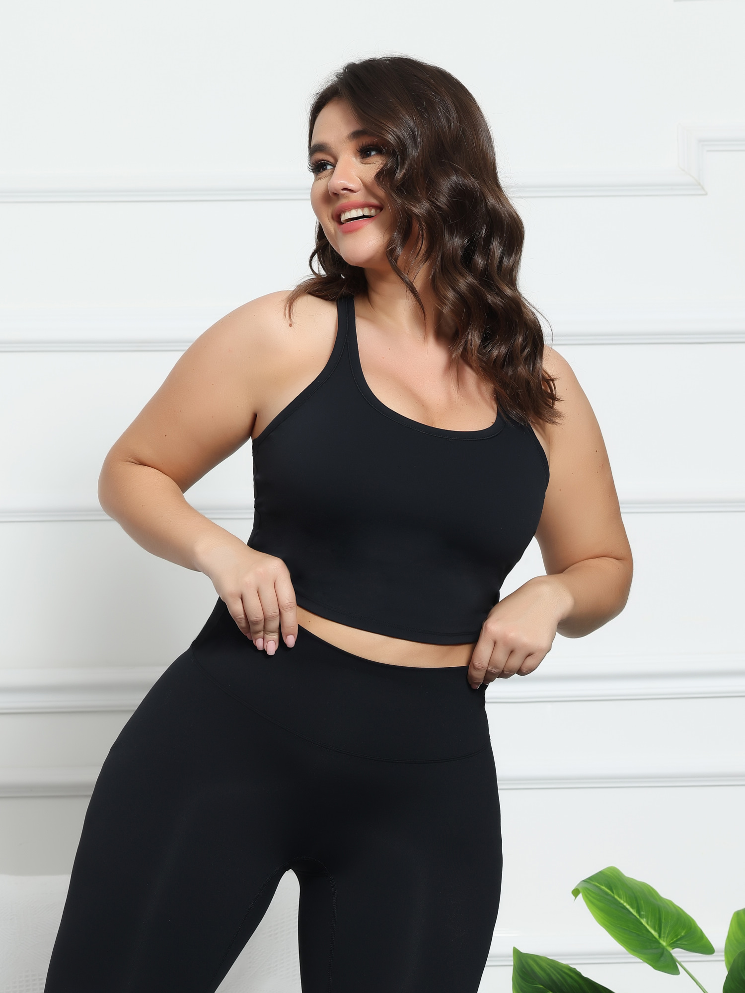 Padded Sports Back Short Yoga Tank Top