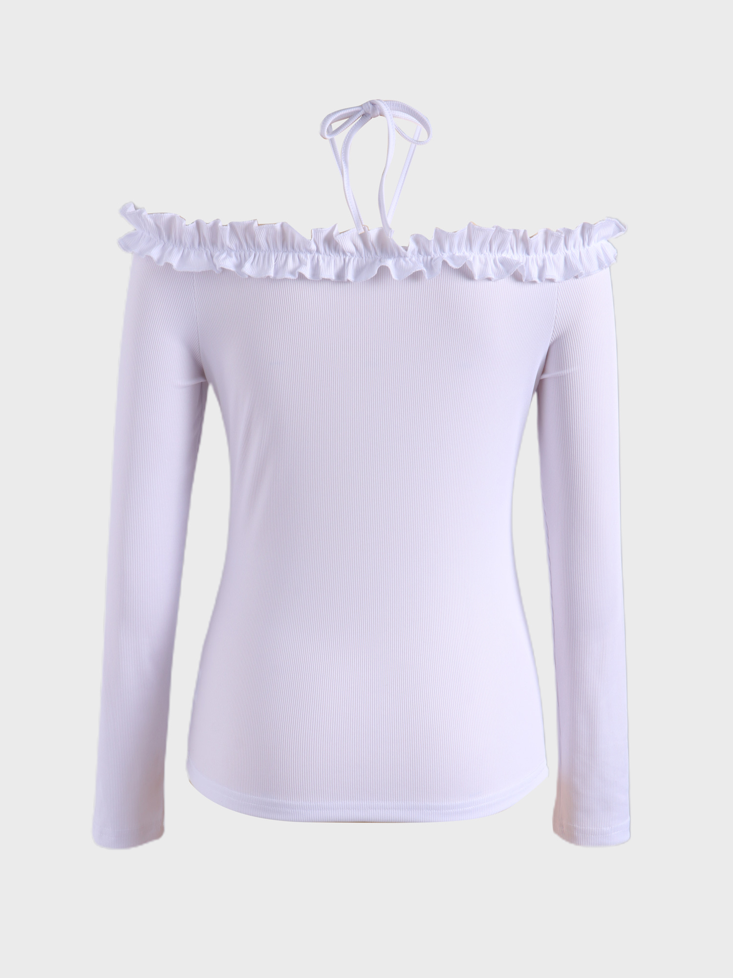 Off-Shoulder Halter Dare Top