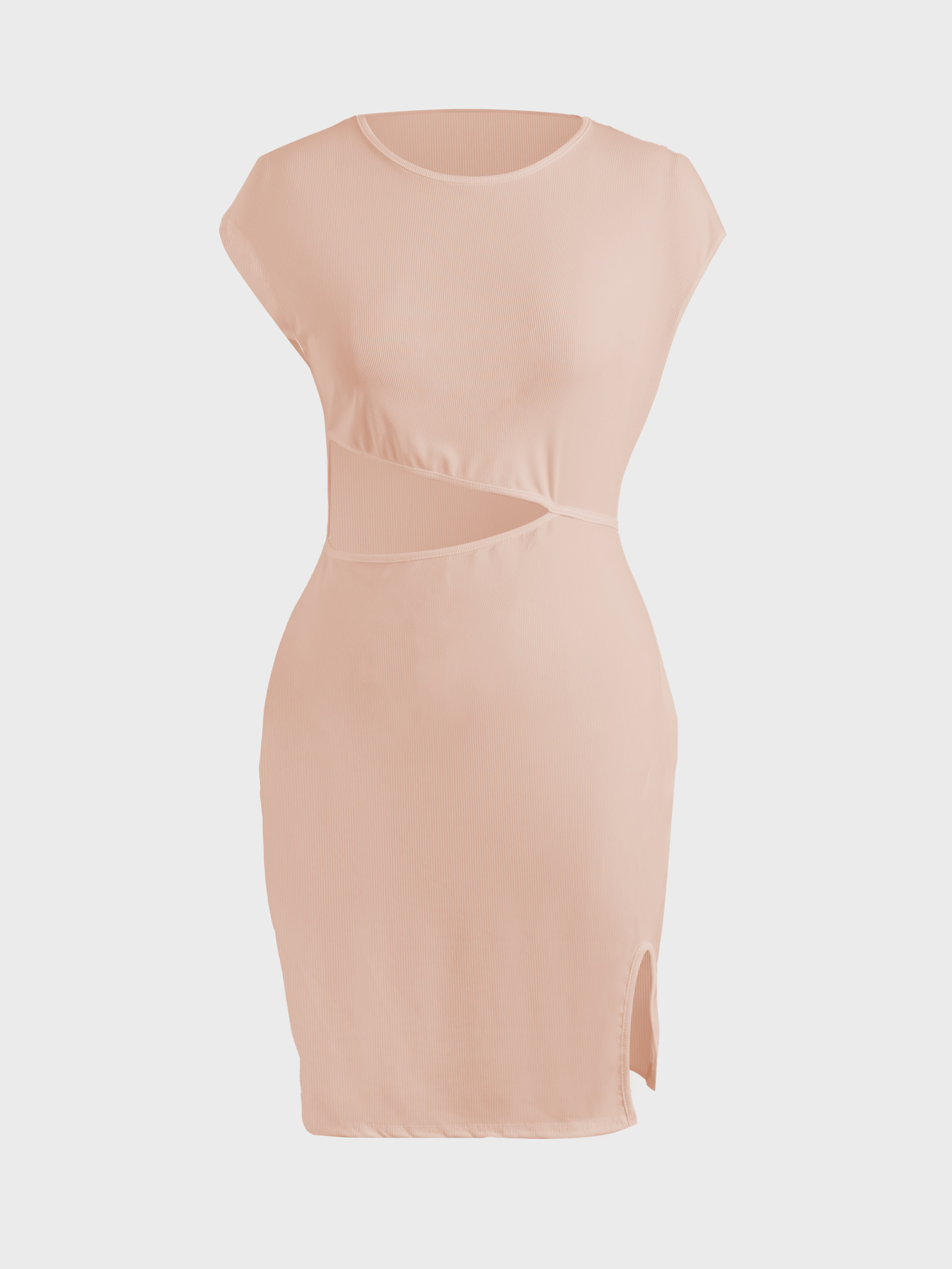 Holiday Triangle Cut Out Mini Dress