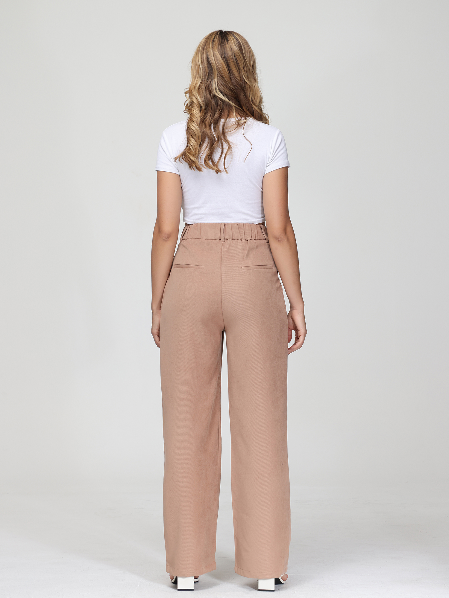 Effortless Tailored Wide-Leg Pants