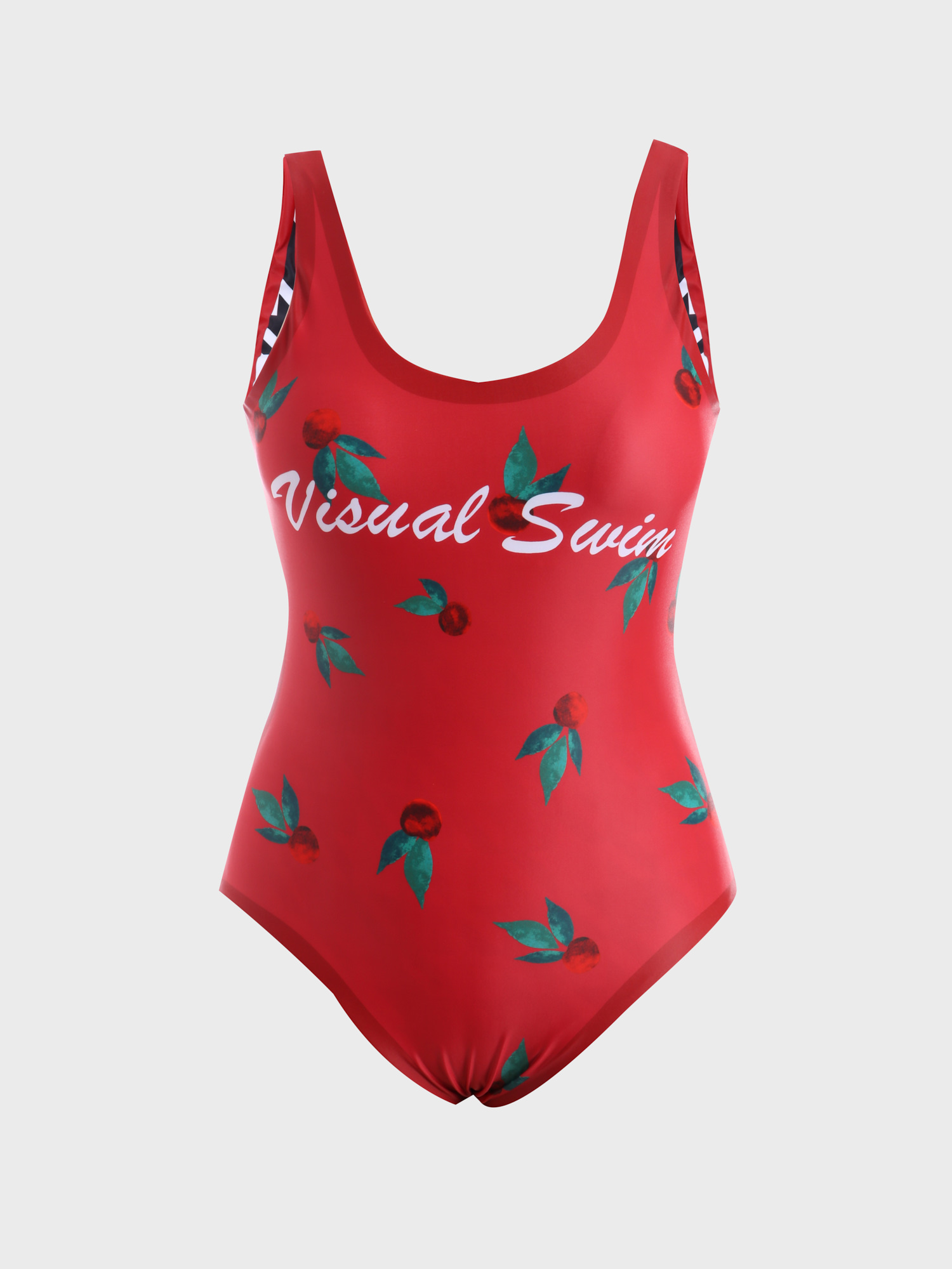 Reversible U-Neck One-Piece Swimsuit