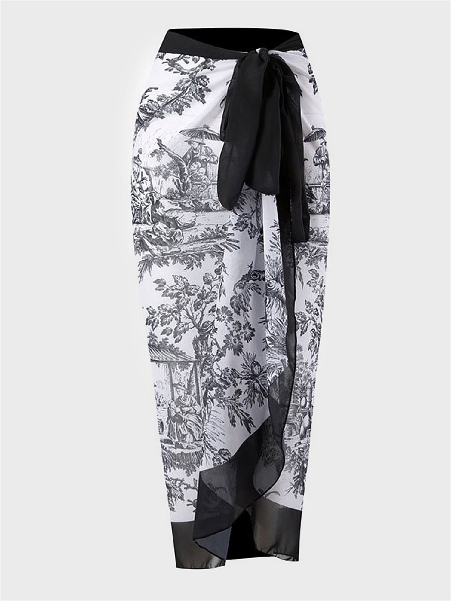 Minimalism  Black-White Swim Set