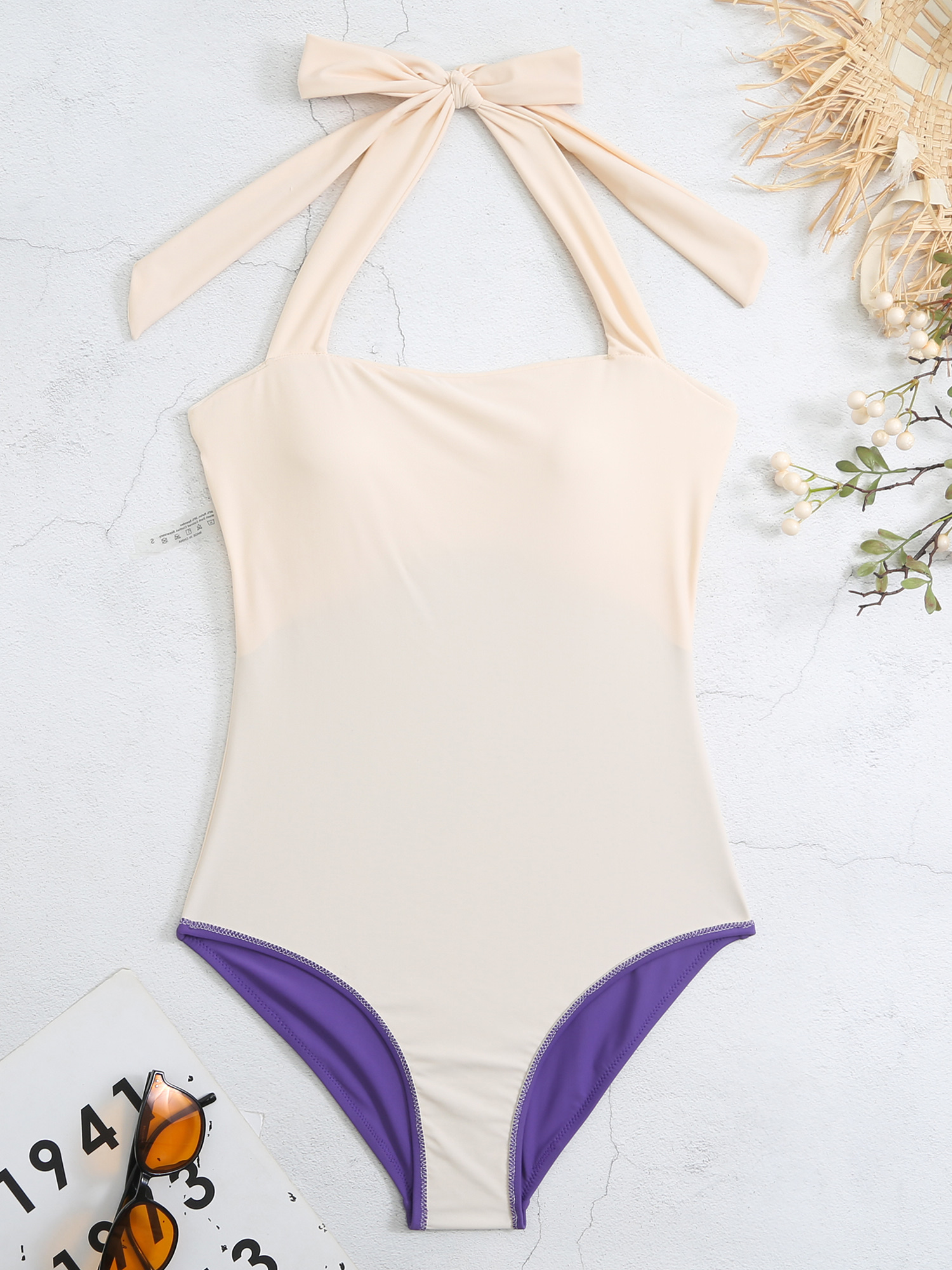 Reversible Concinnity Color Block One-Piece Swimsuit