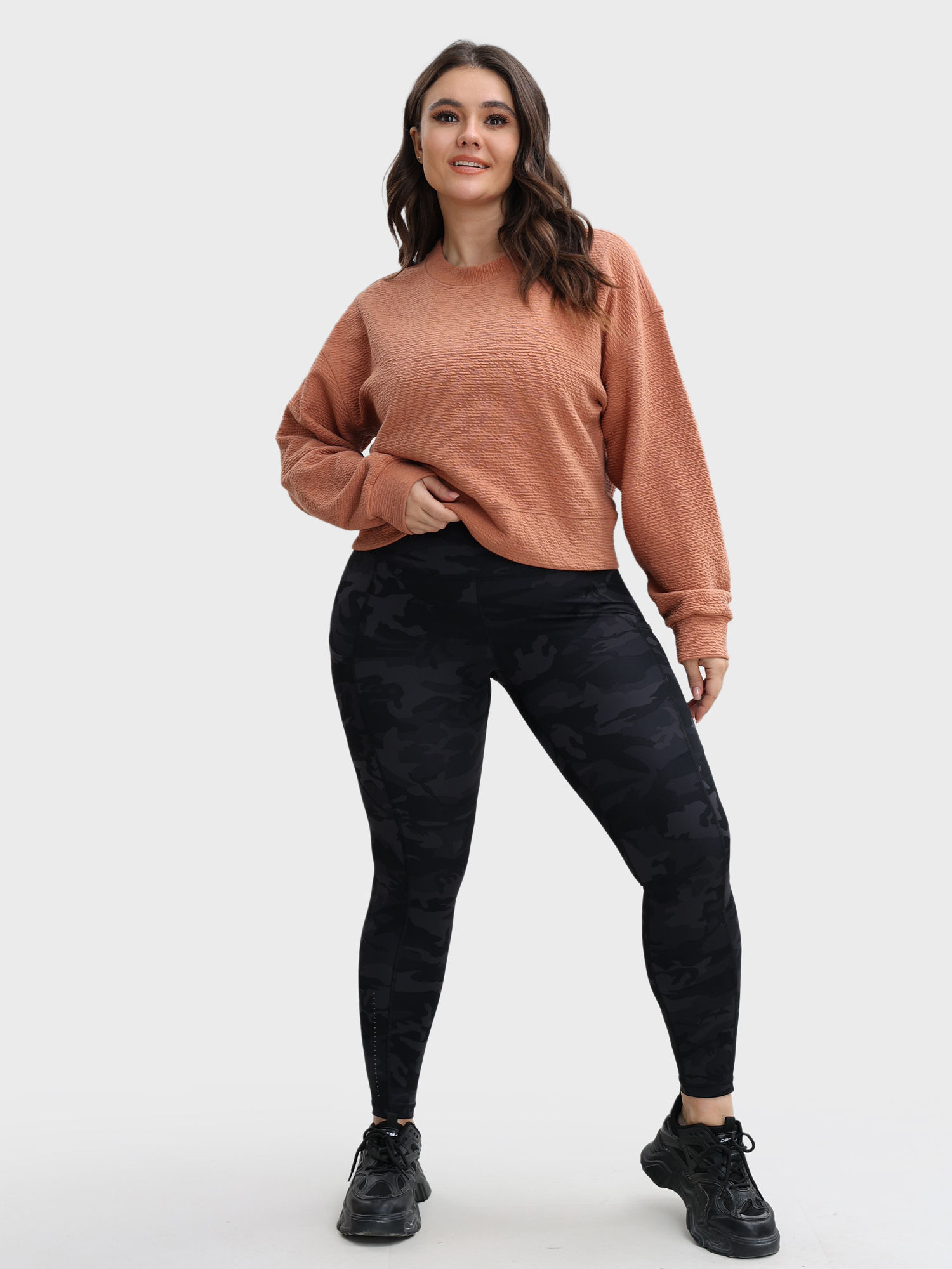 Loose Versatile Casual Sports Pullover Sweatshirt