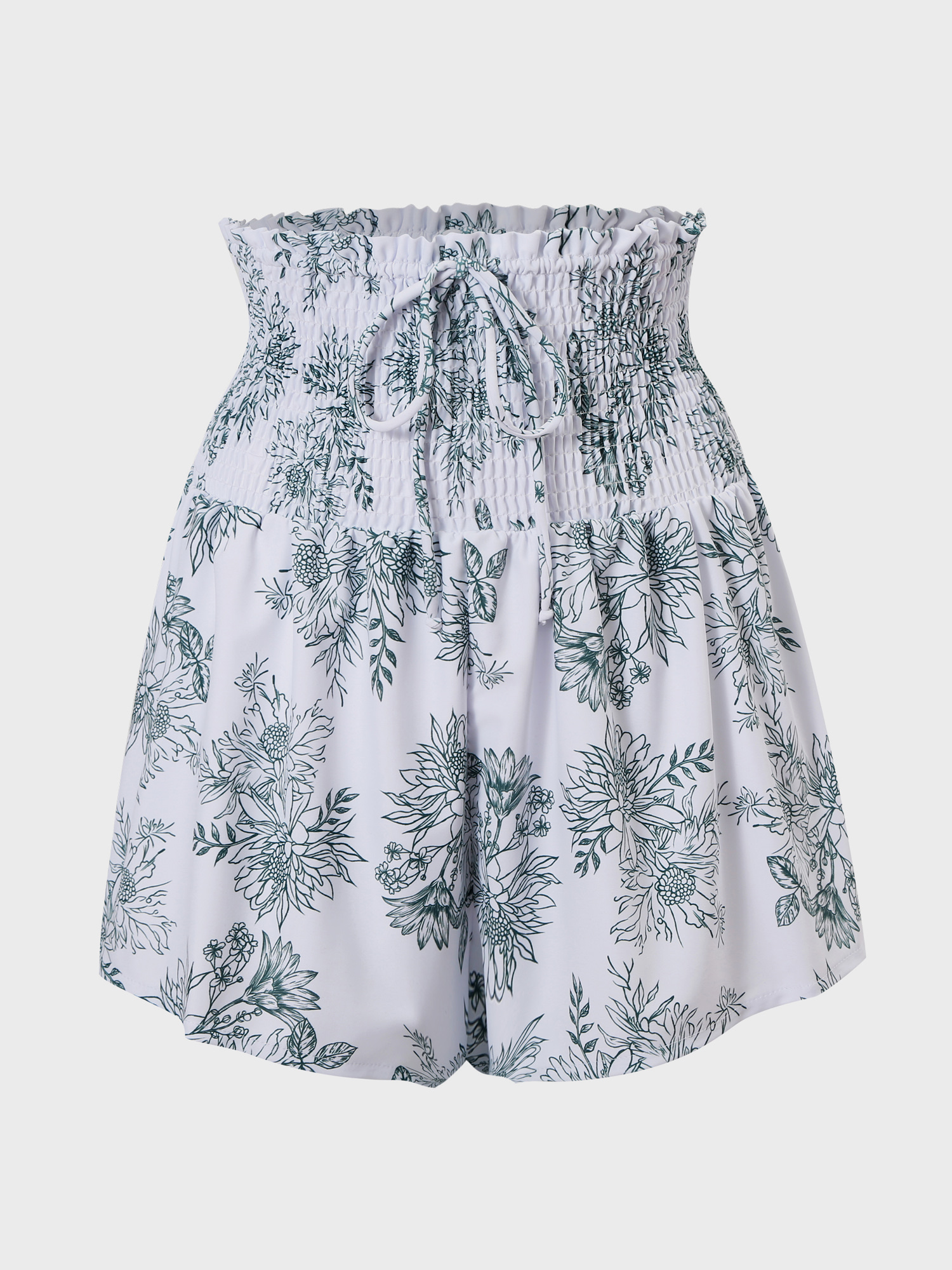 Blooming Flowers High Elastic Swim Shorts