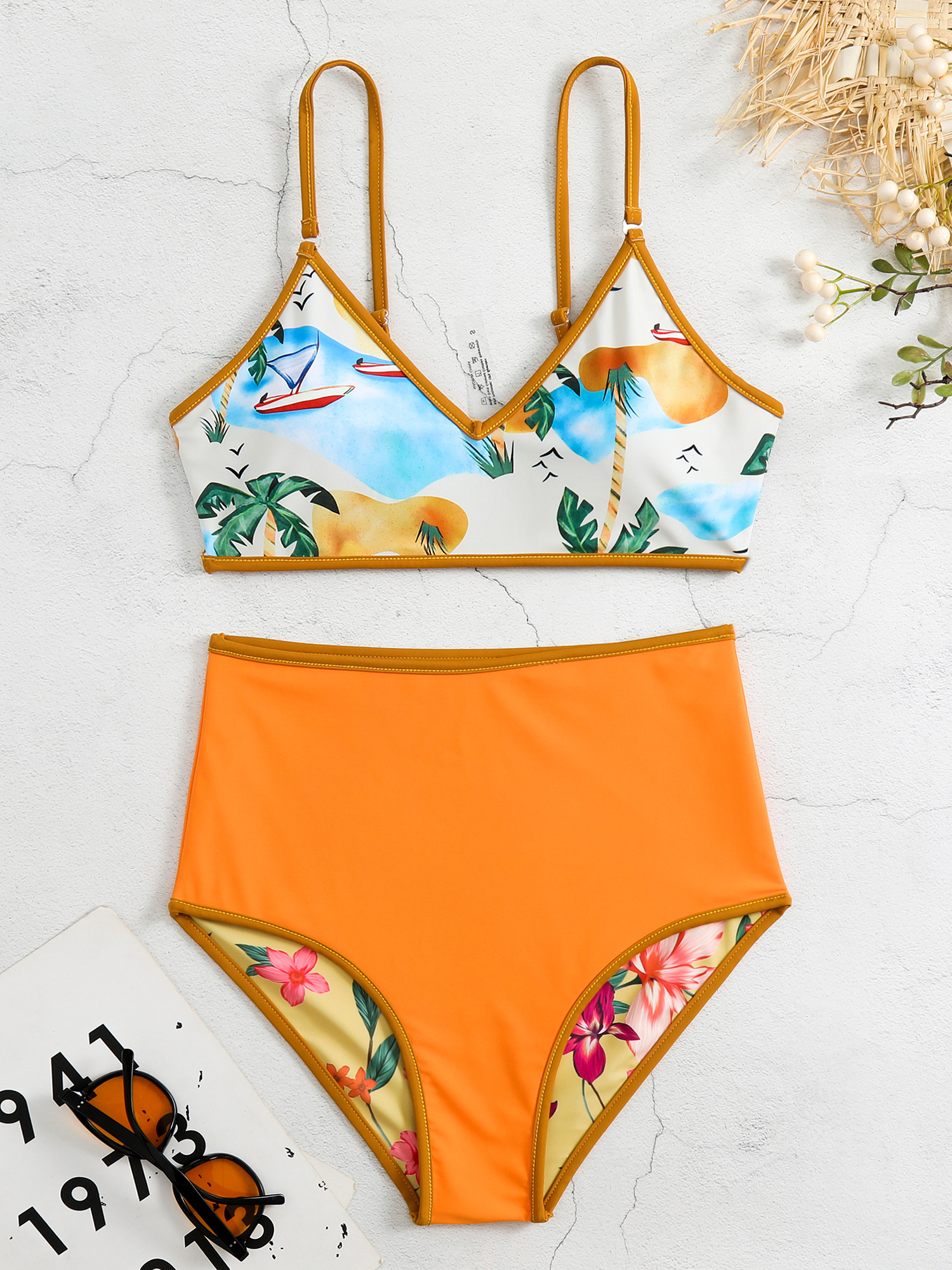 Vigorous Sunshine Reversible Bikini