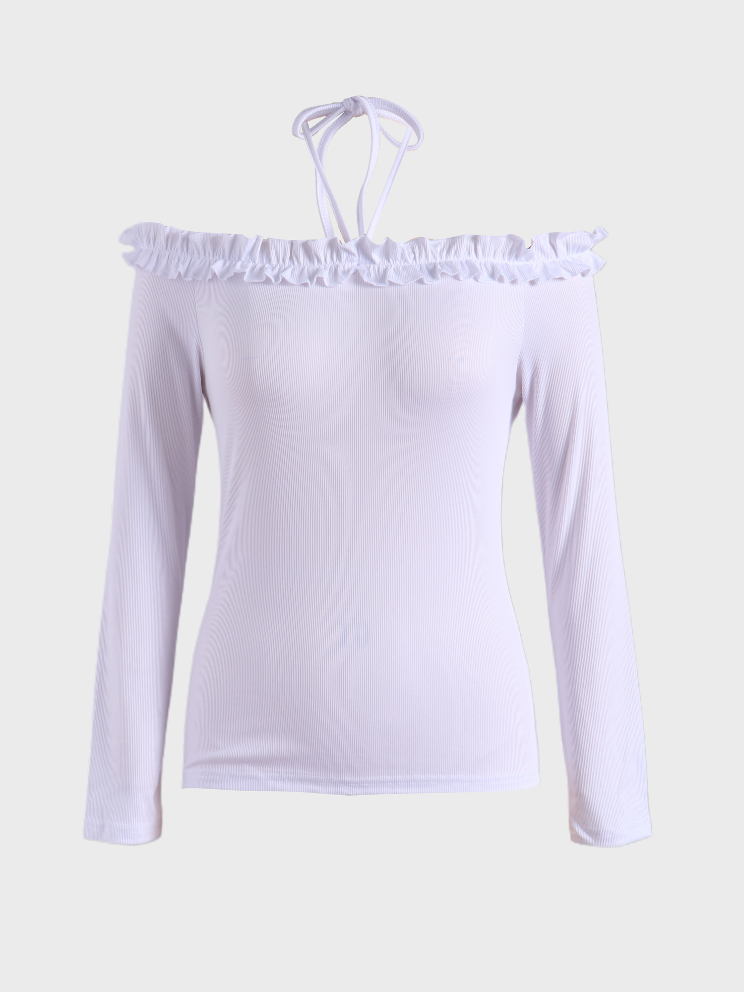 Off-Shoulder Halter Dare Top