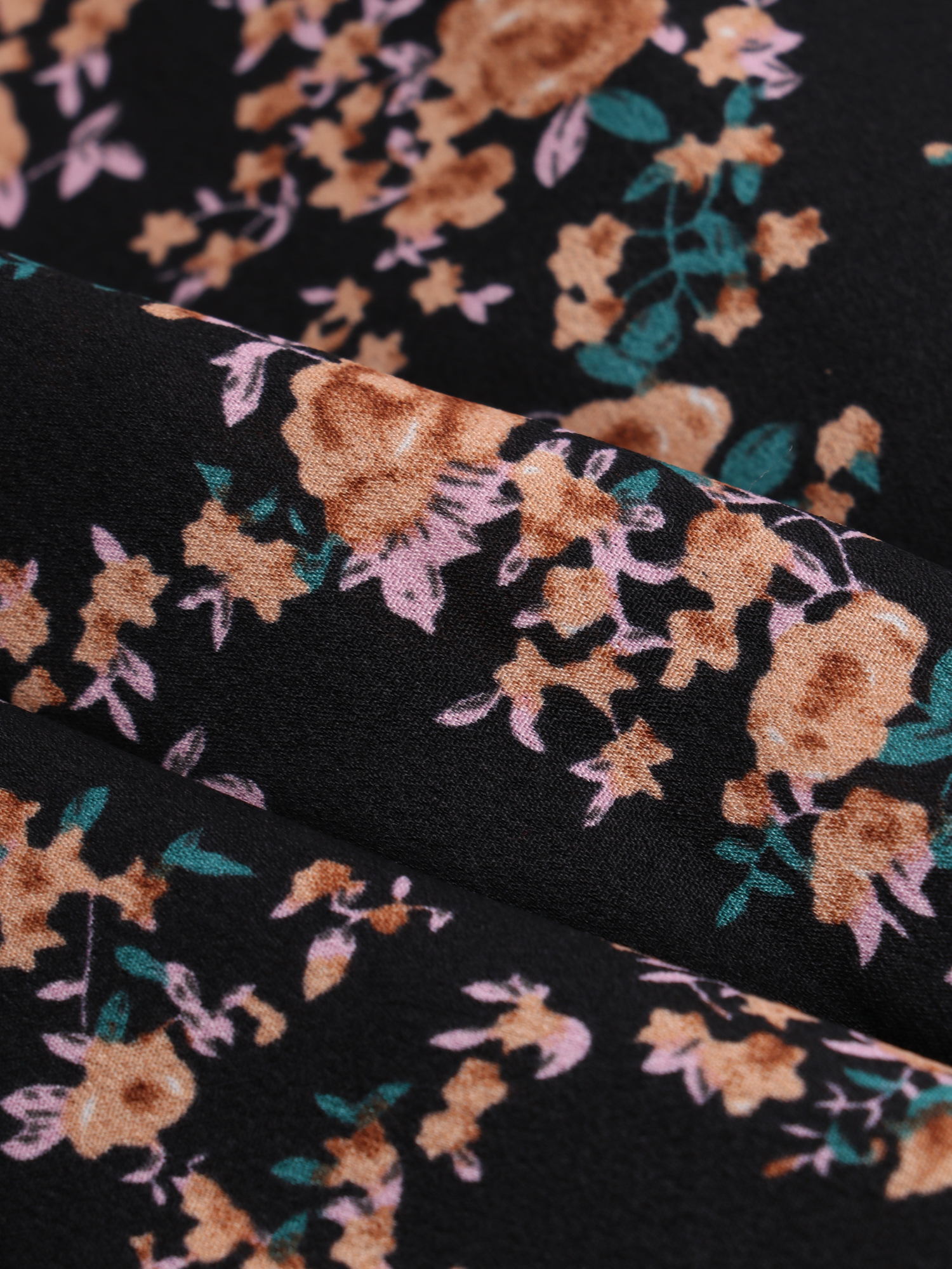 Sweetheart Neck Floral Midi Dress