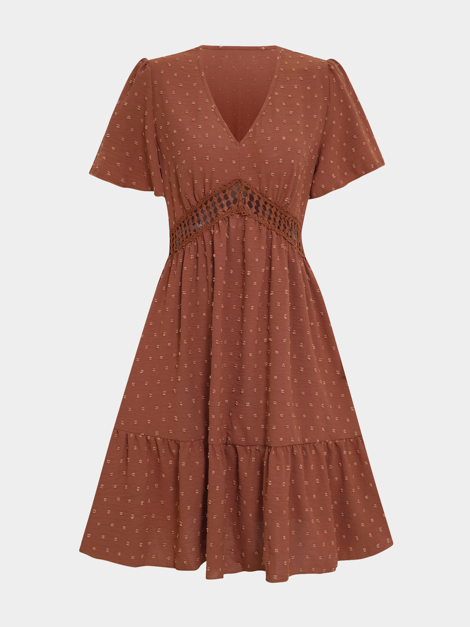 On Holiday Cutout Mini Dress