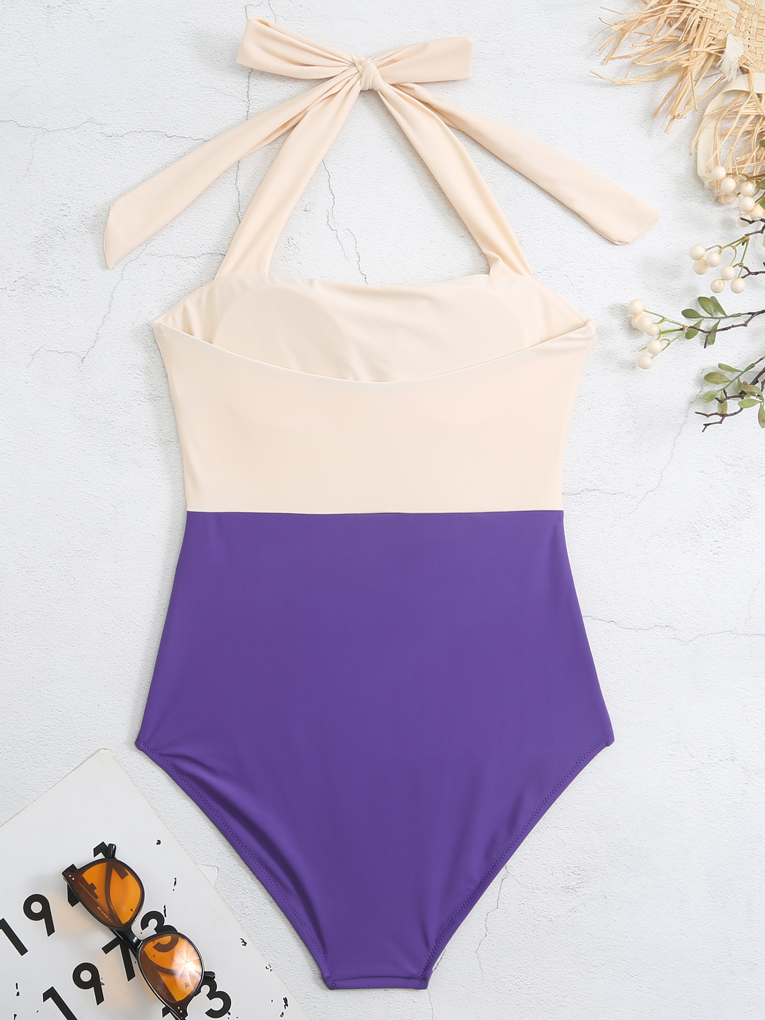 Reversible Concinnity Color Block One-Piece Swimsuit