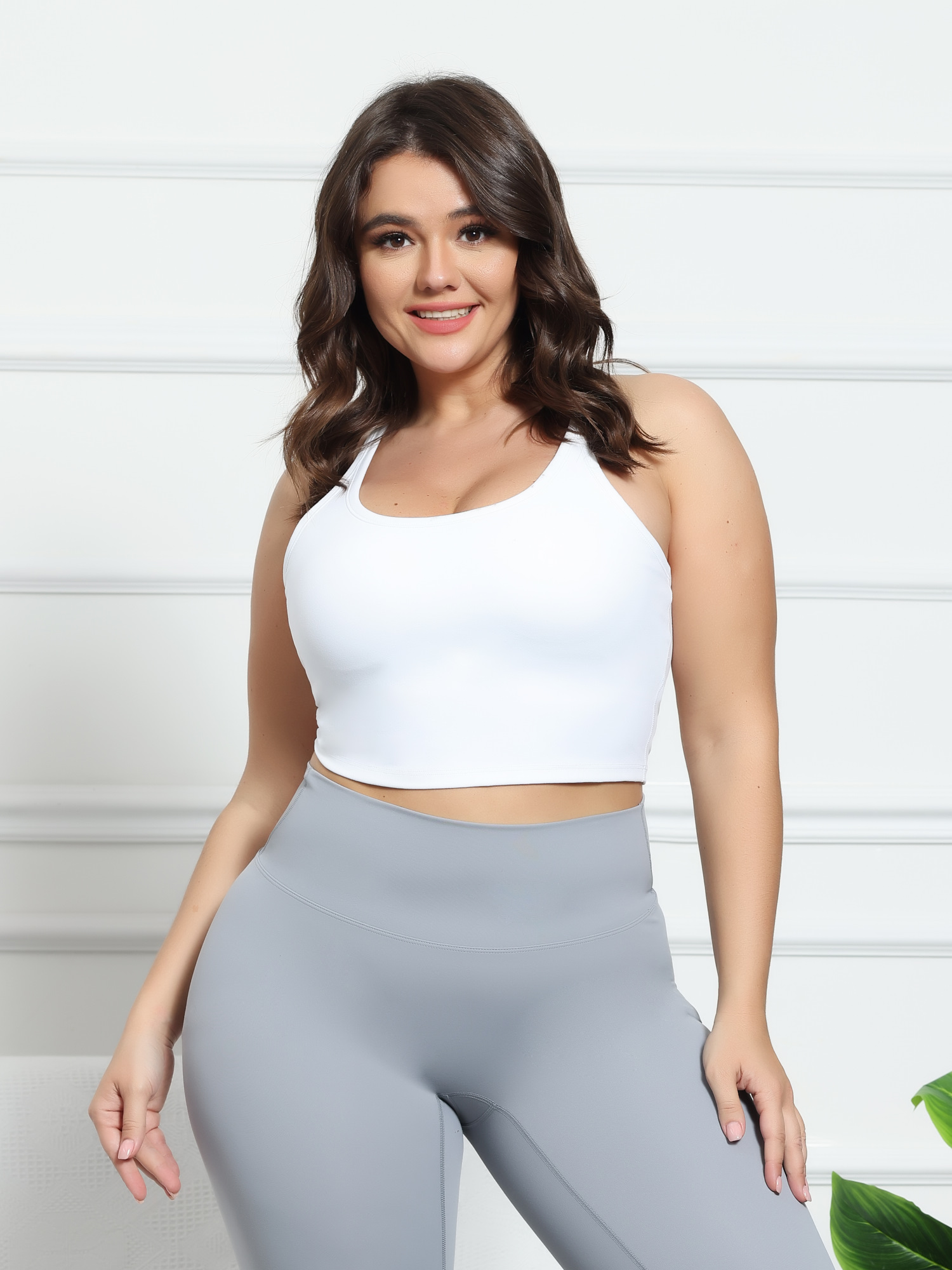 Padded Sports Back Short Yoga Tank Top