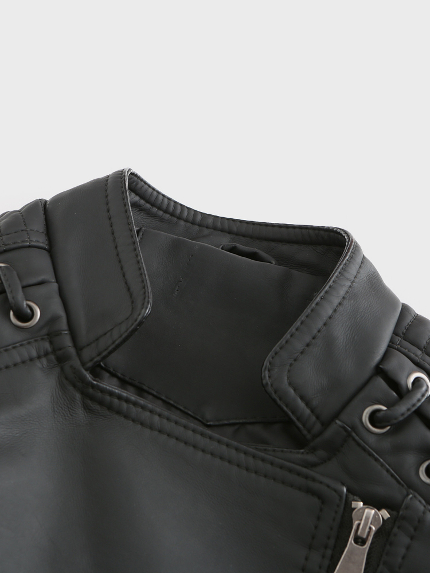 Simplicity High Waist Leather Jacket