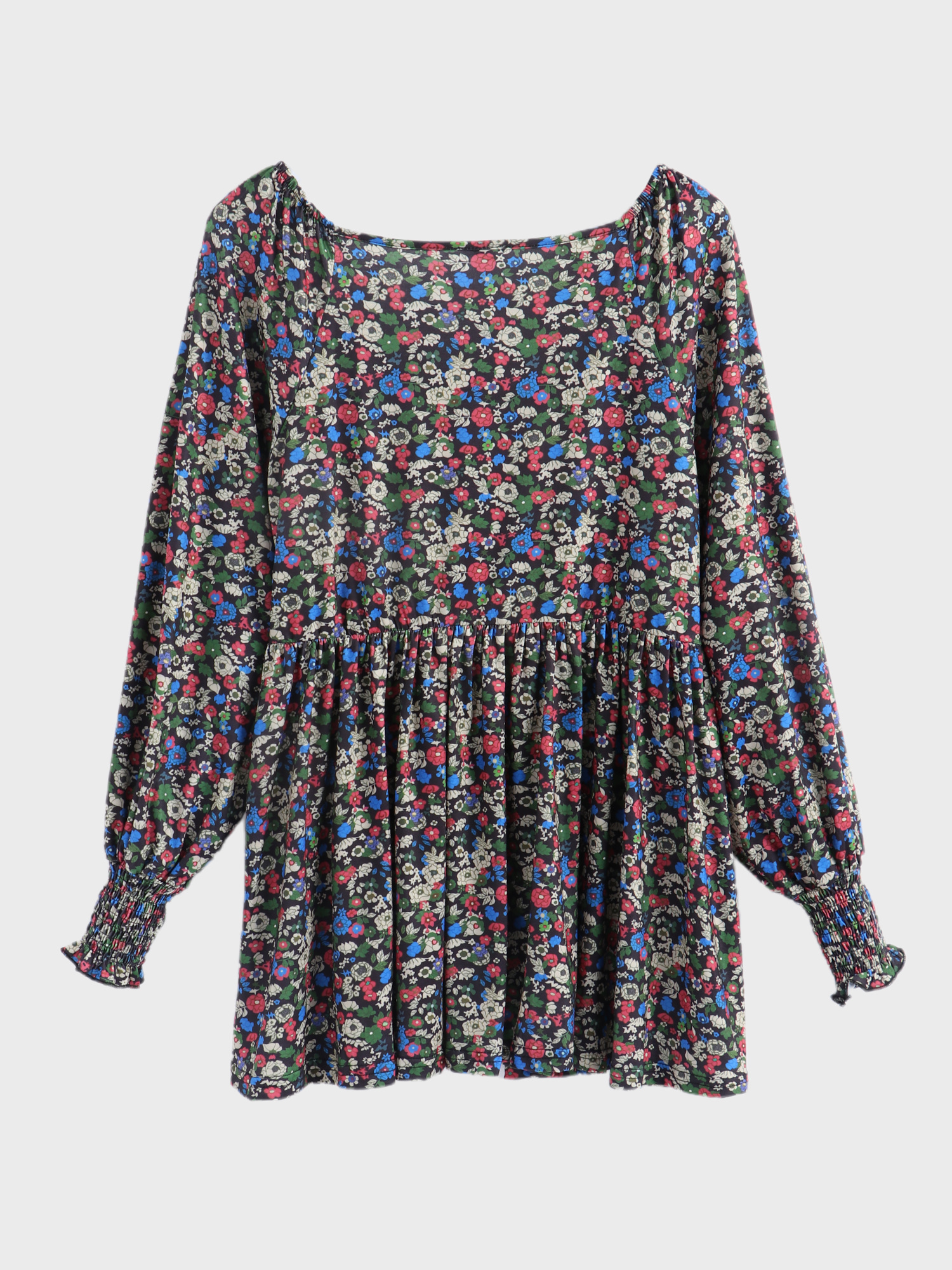 Vintage Ditsy Floral Blouse