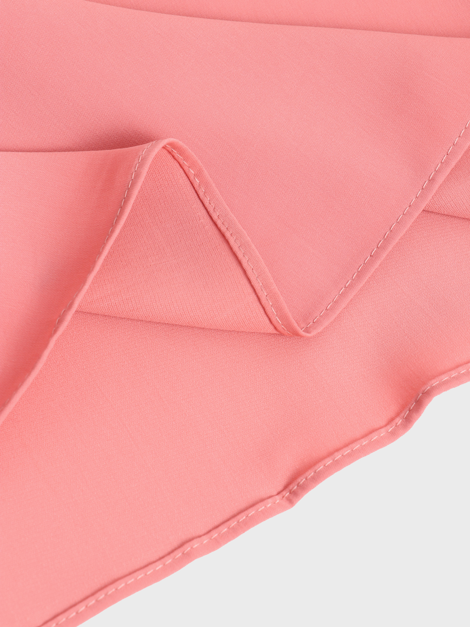 Ruffled Flared Sleeve Round Neck Blouse