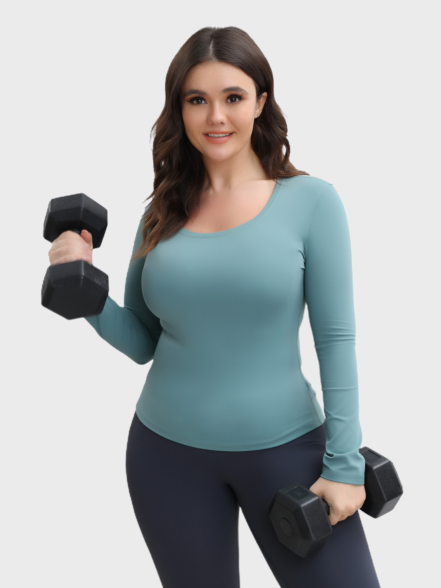 Slim Fit Skin-Friendly Yoga Sports Long Sleeve Top