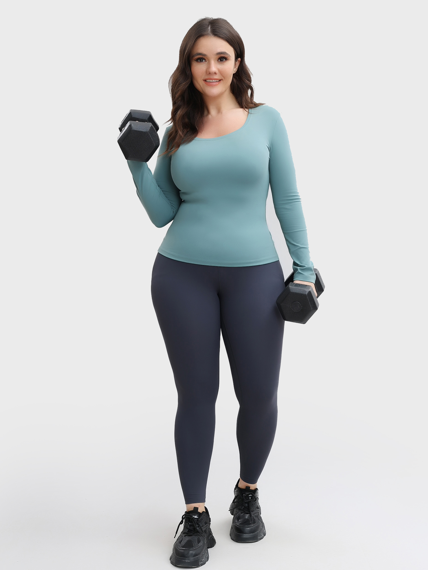 Slim Fit Skin-Friendly Yoga Sports Long Sleeve Top