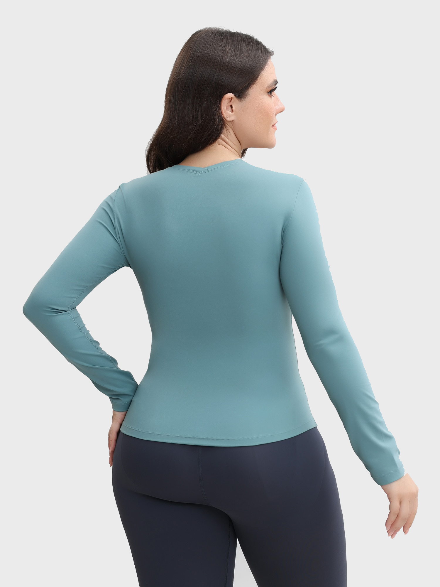 Slim Fit Skin-Friendly Yoga Sports Long Sleeve Top
