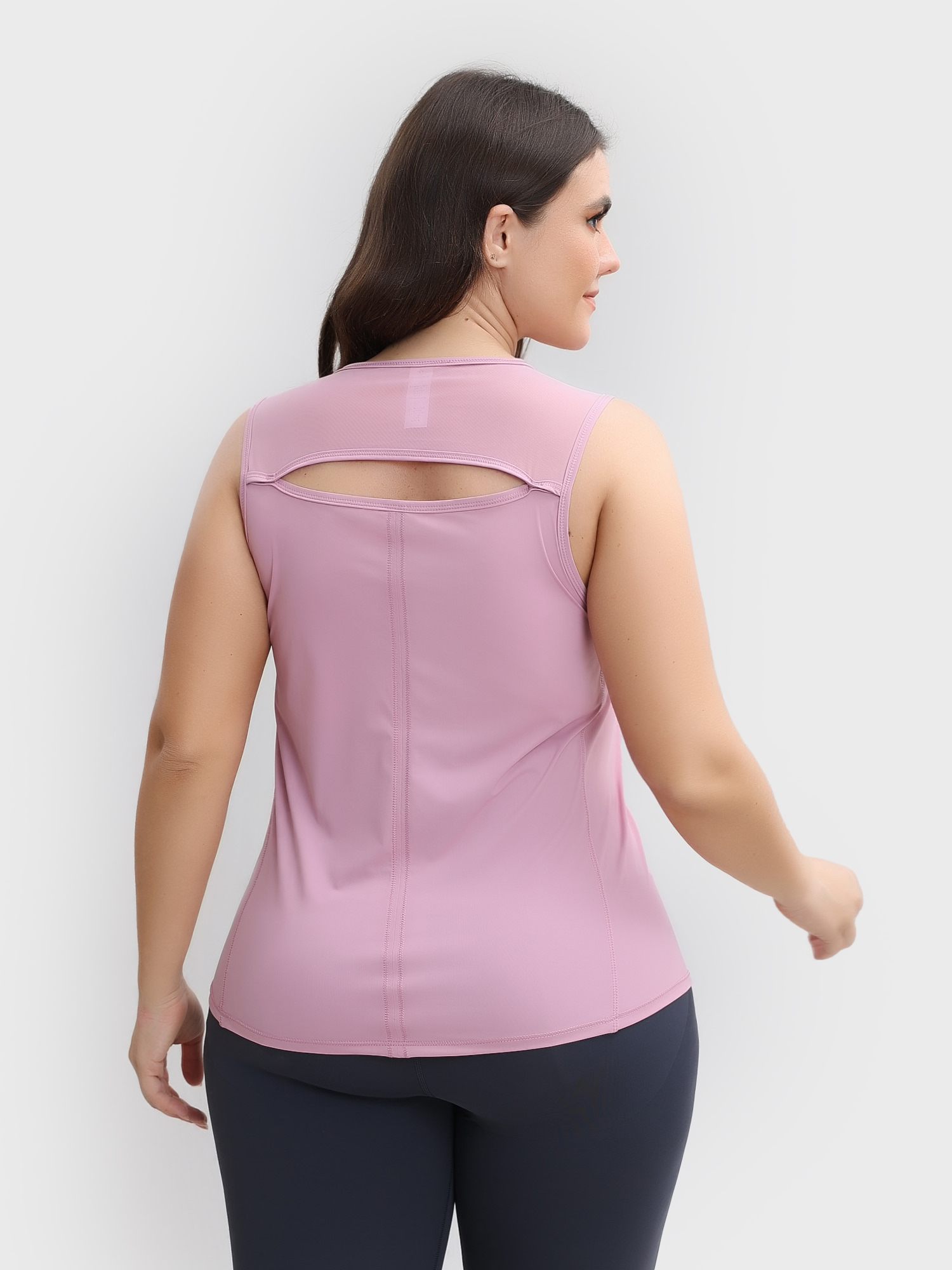 Cutout Sleeveless Lightweight Sweat-wicking Sports Top