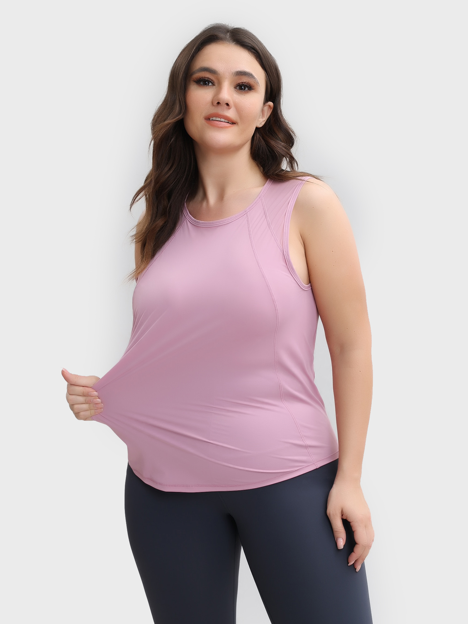 Cutout Sleeveless Lightweight Sweat-wicking Sports Top