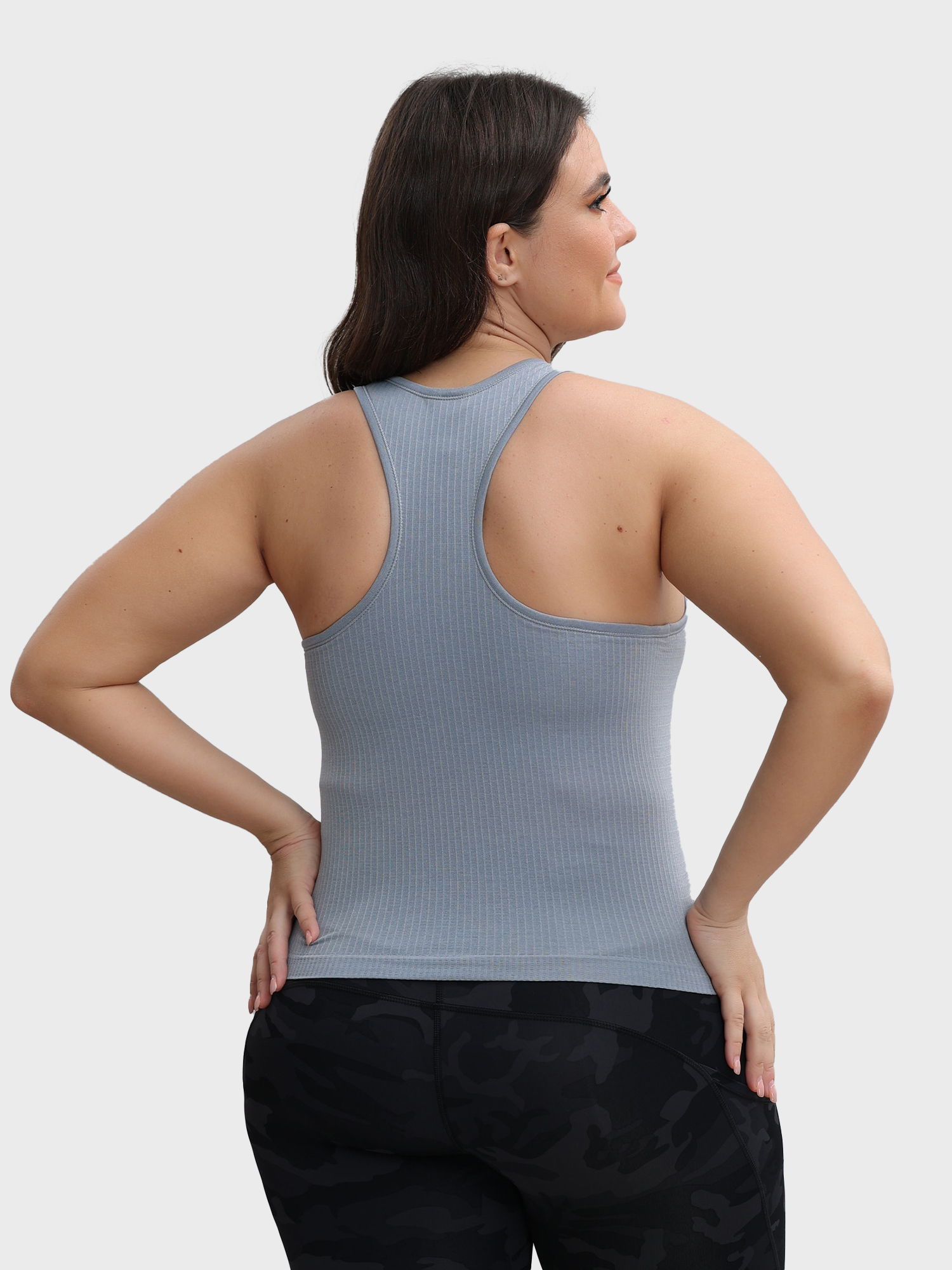 Ribbed Sexy Tank Top Sports Vest