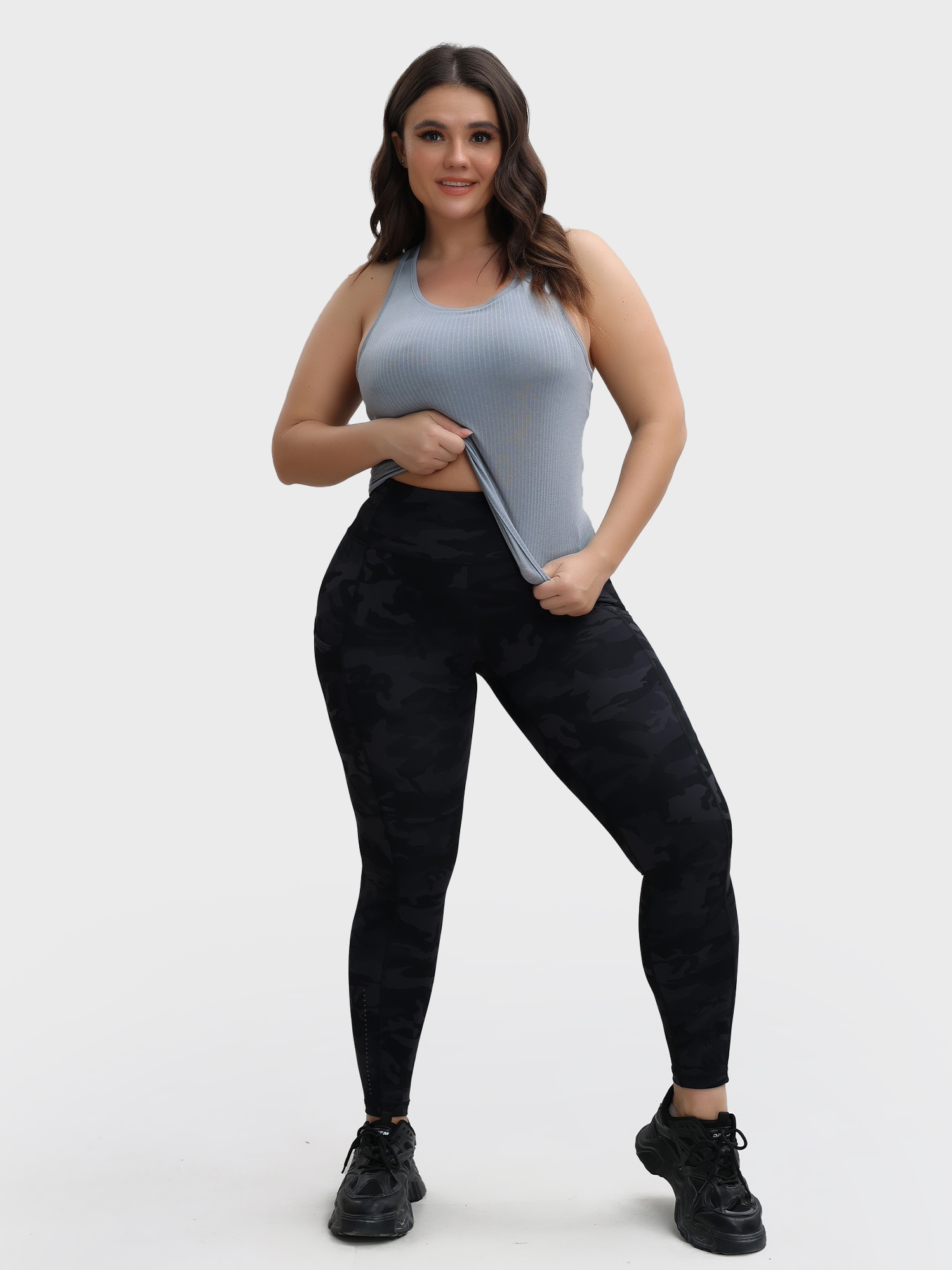 Ribbed Sexy Tank Top Sports Vest