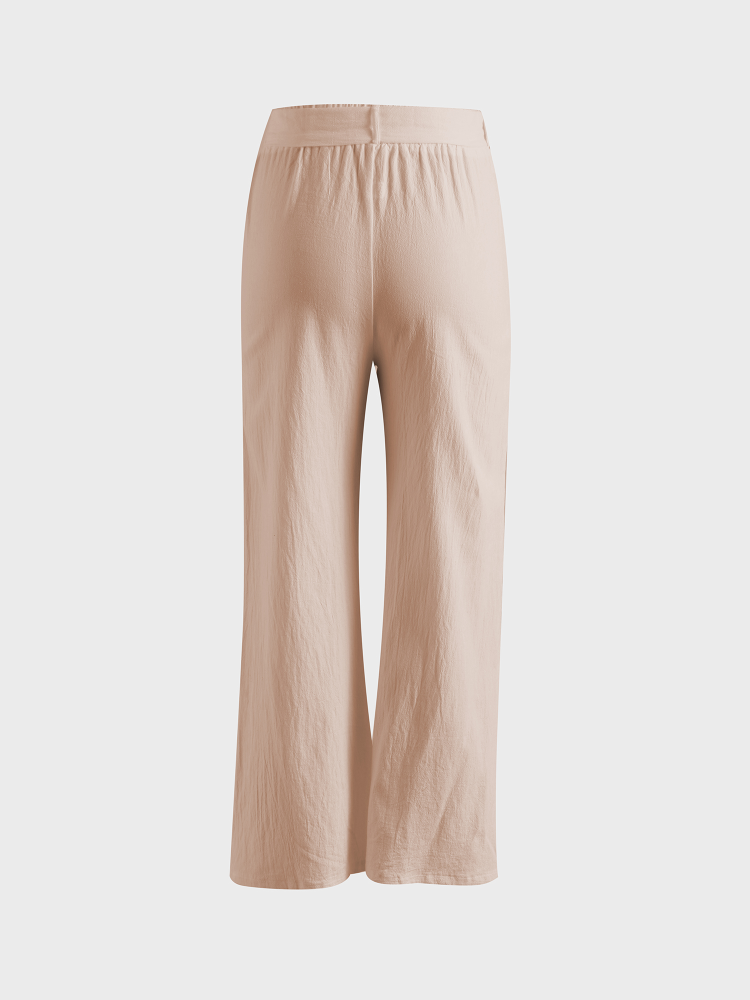 Casual Linen Wide-Leg Pants