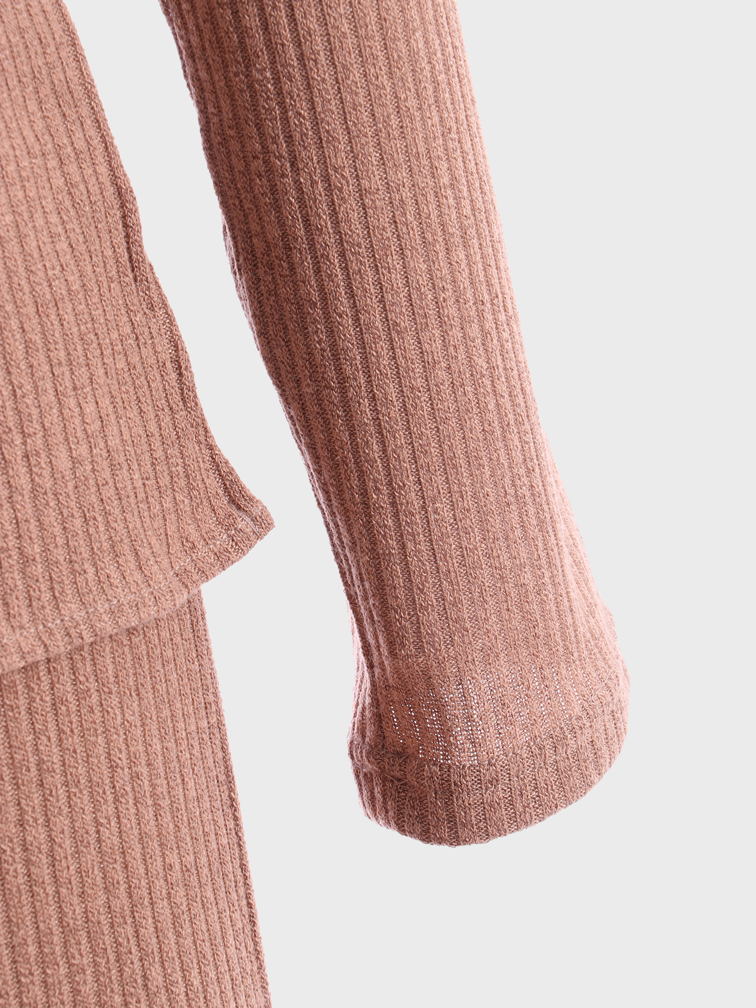 Ribbed Knit 2-Piece Lounge Set