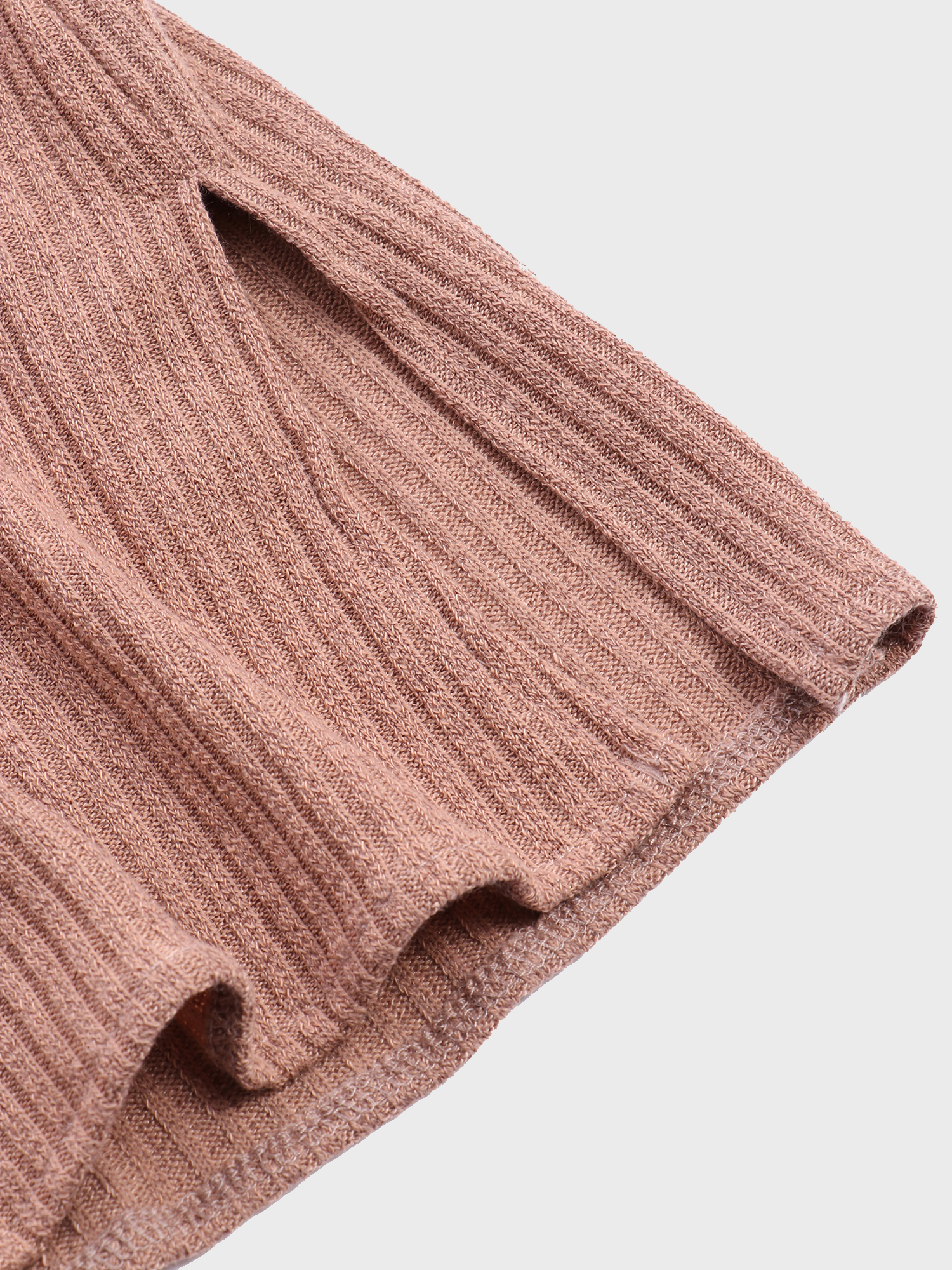 Ribbed Knit 2-Piece Lounge Set