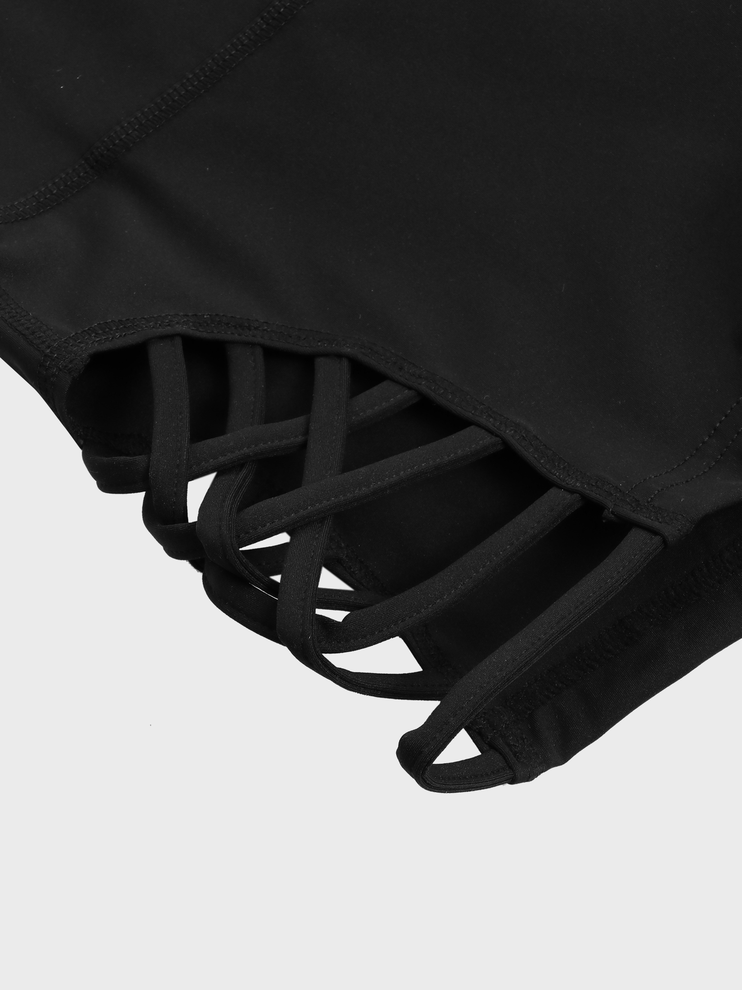 Bold Side Cut-Out Fitness Shorts