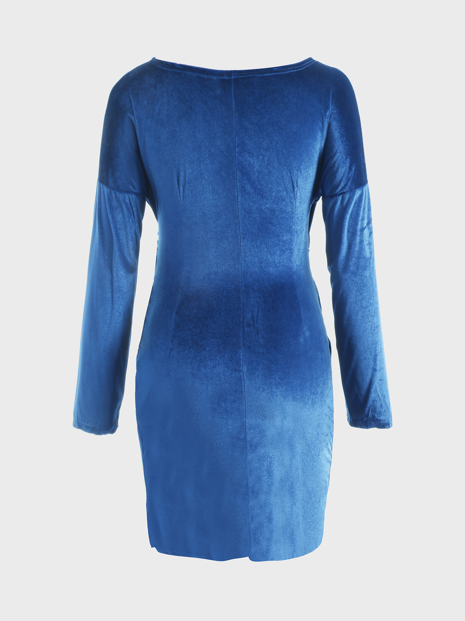 Lush Velvet Deep-V Mini Dress