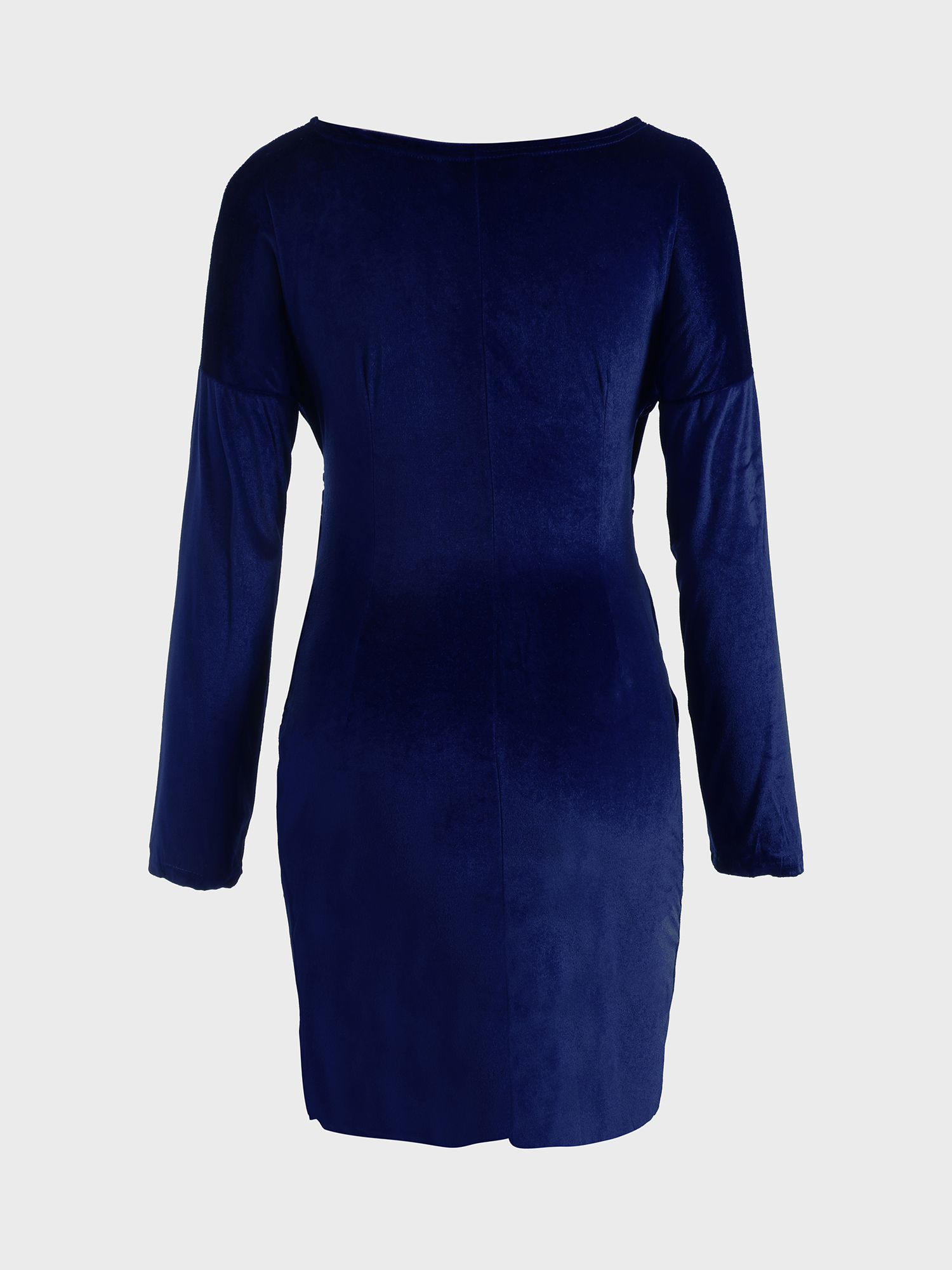 Lush Velvet Deep-V Mini Dress