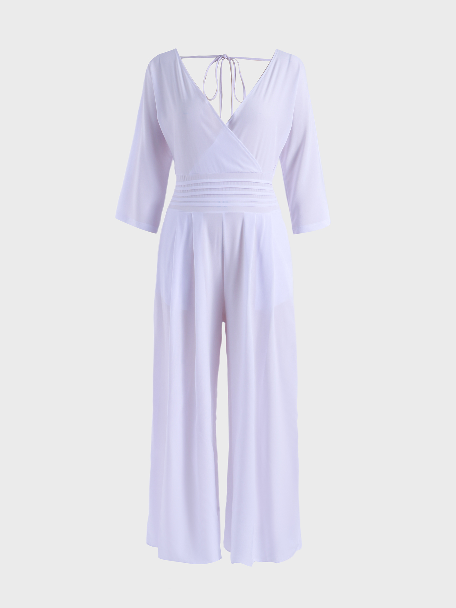Chic Bat Sleeves Jumpsuit
