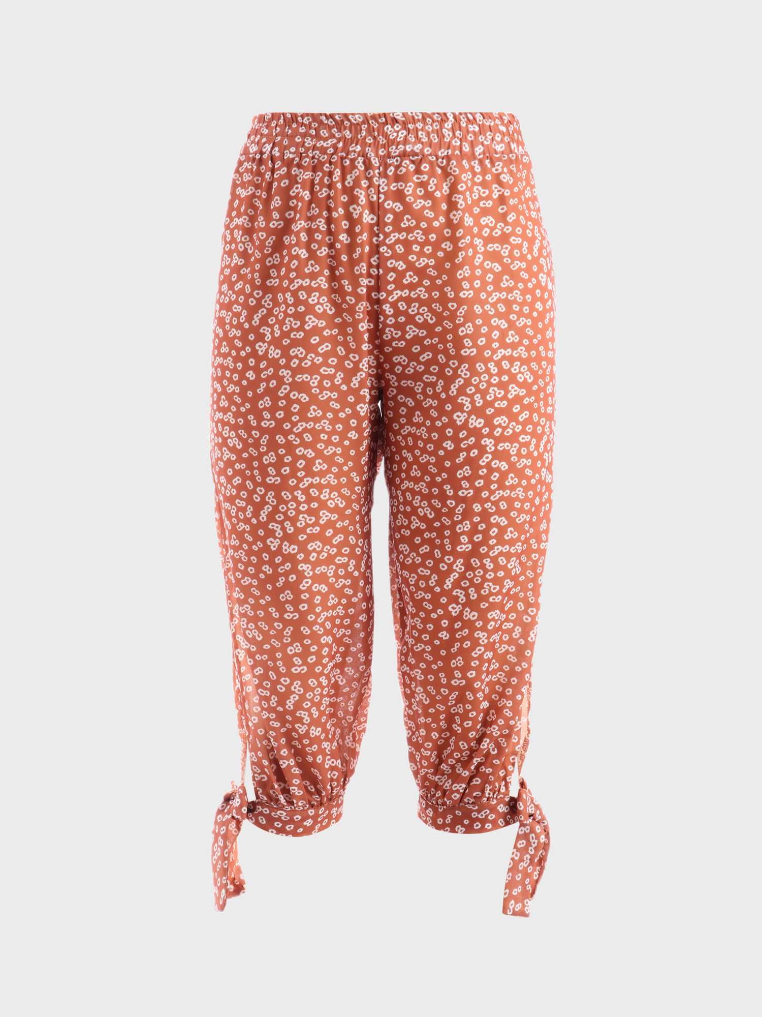 Garden Floral Tie-Up Pants